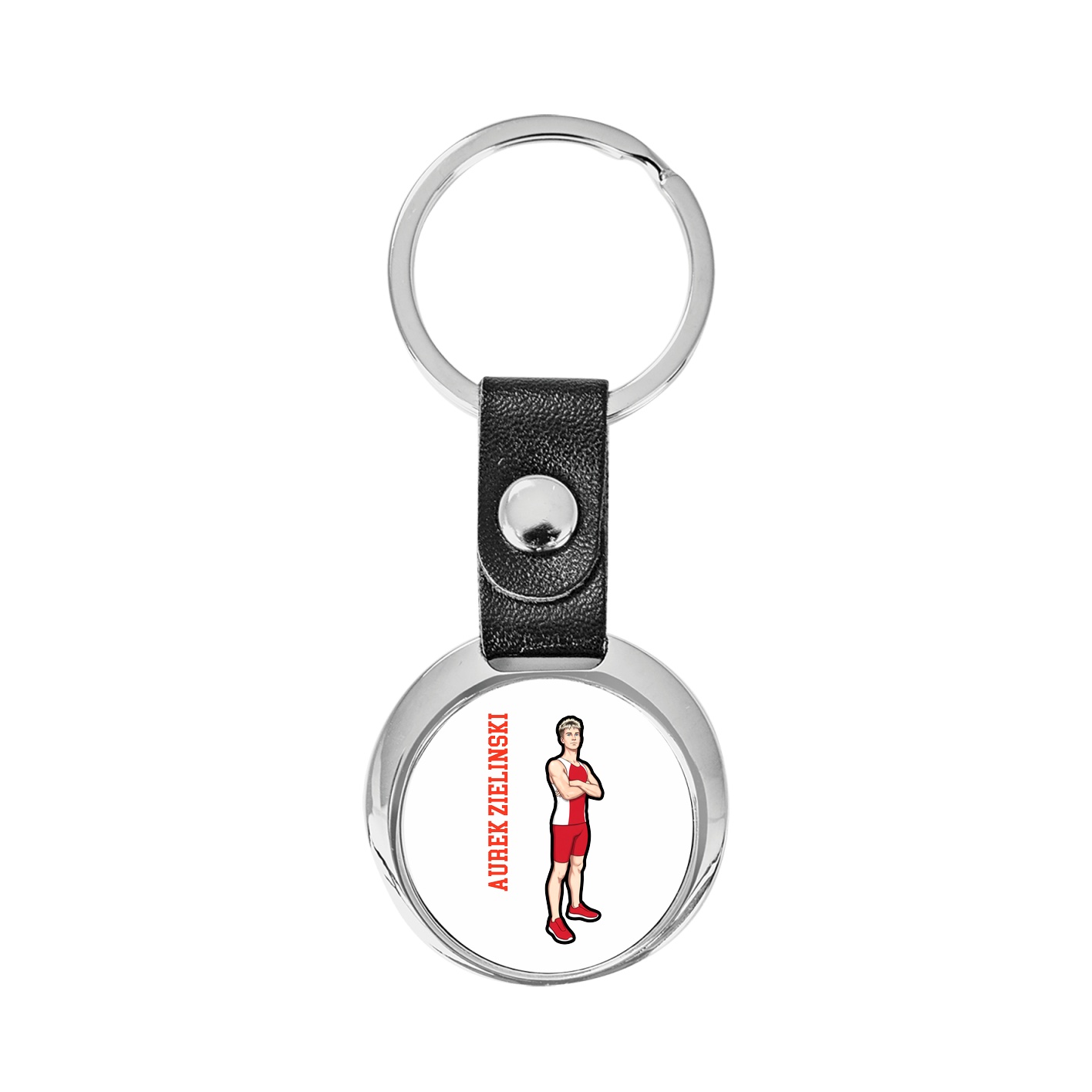 Key Chain — Name Vertical in Classic