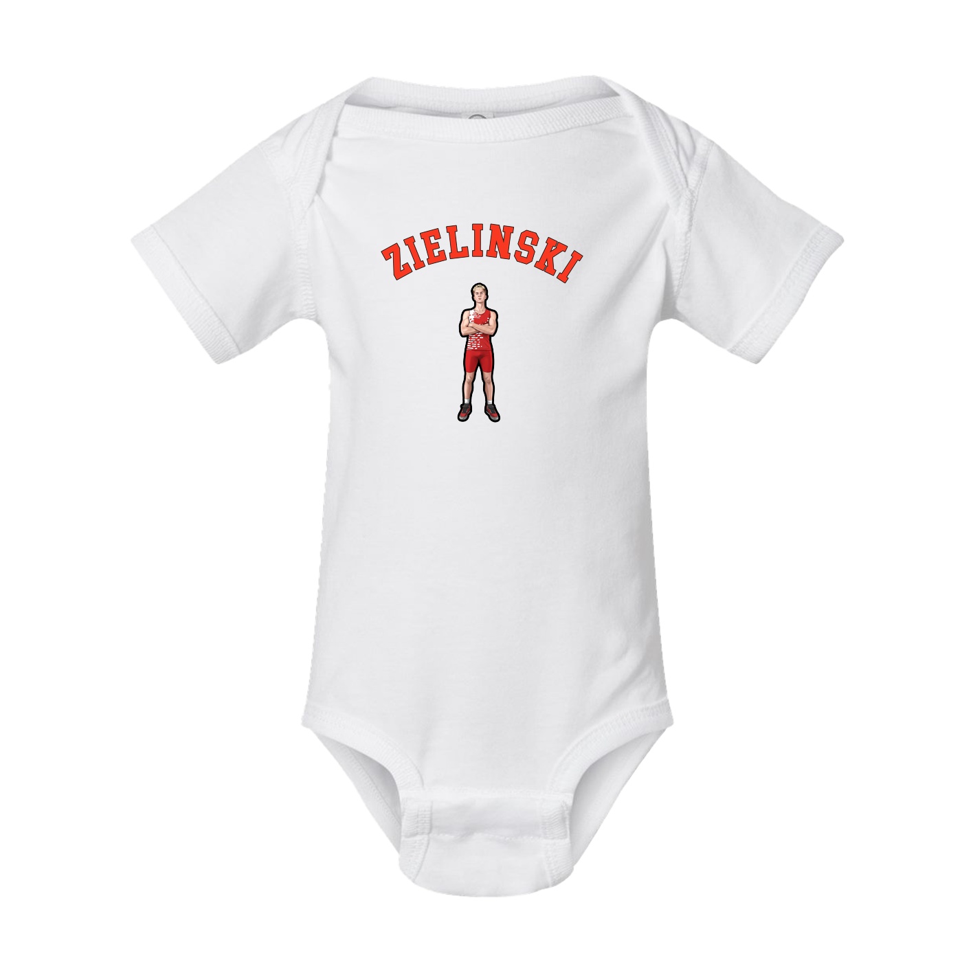 Baby Onesie — Shirsey Arch in White