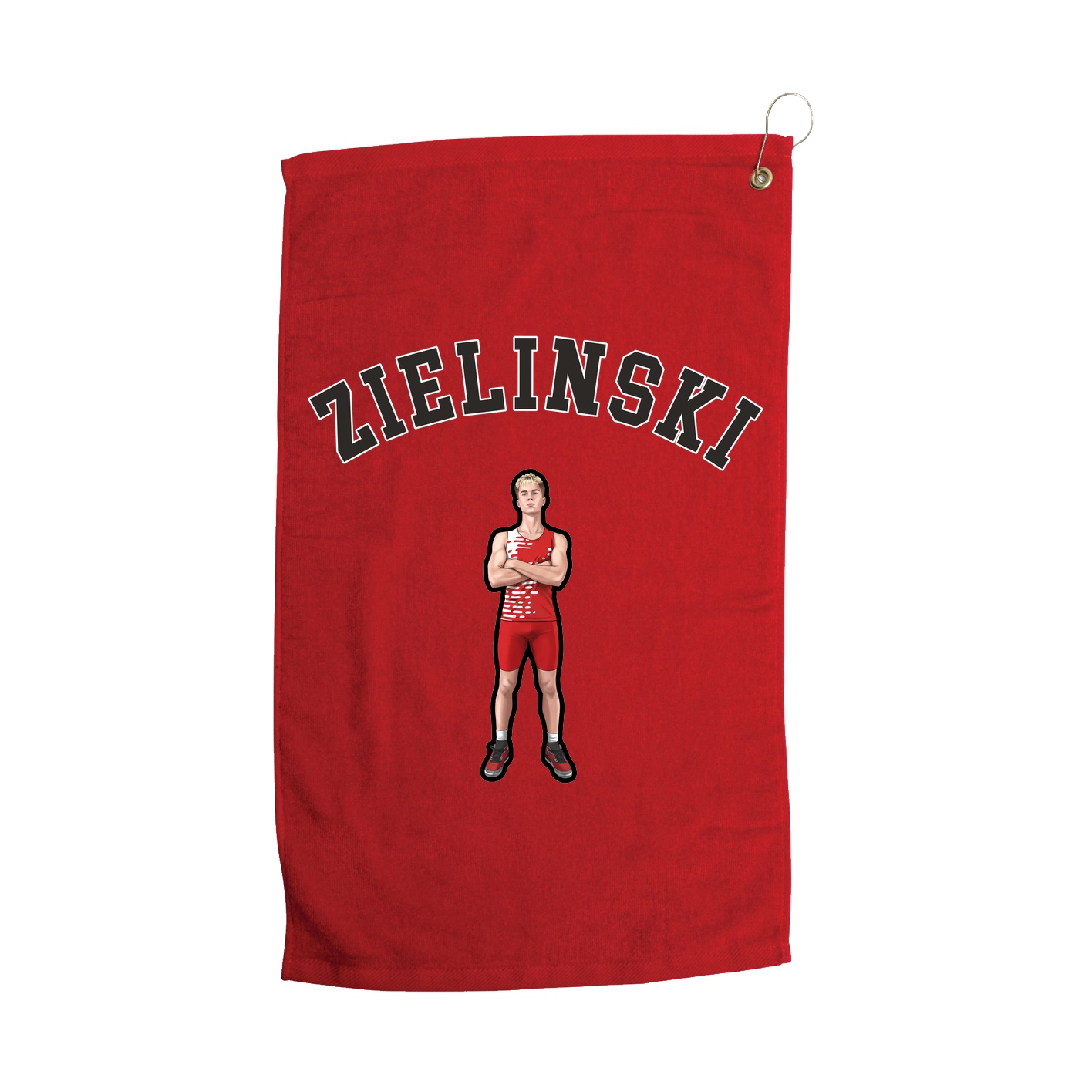 Golf Towel — Shirsey Arch in Red