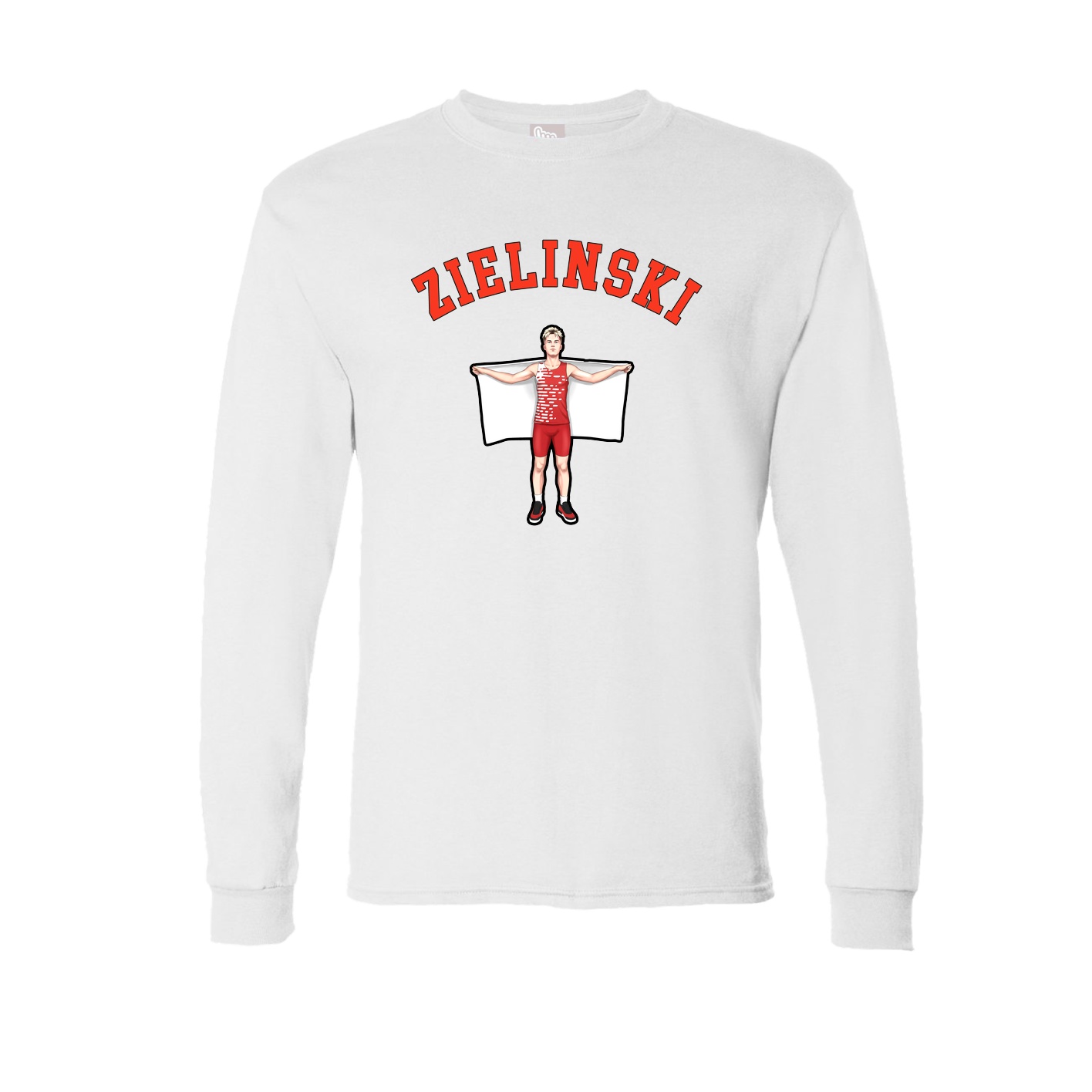 Long Sleeve Tee — Shirsey Arch in White