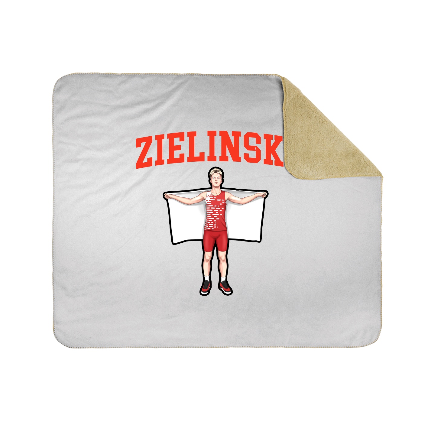 Throw Blanket — Shirsey in White
