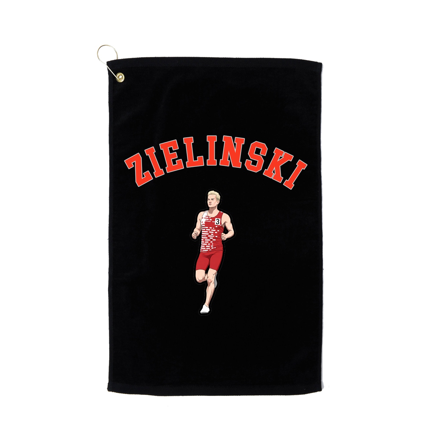 Golf Towel — Shirsey Arch in Black
