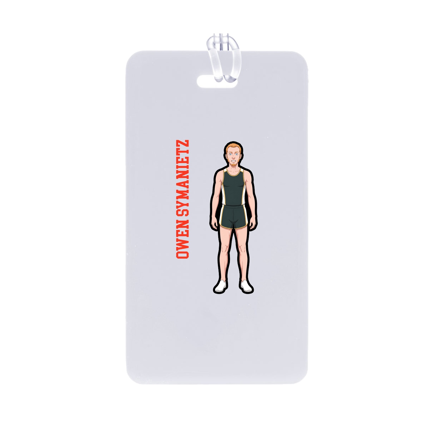 Bag Tag — Name Vertical in Classic