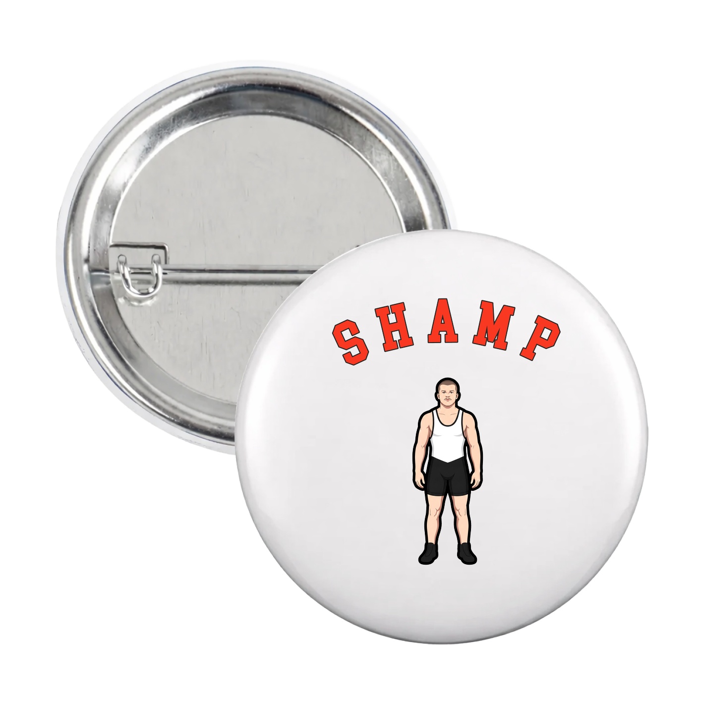 Game Day Button — Shirsey Arch in White
