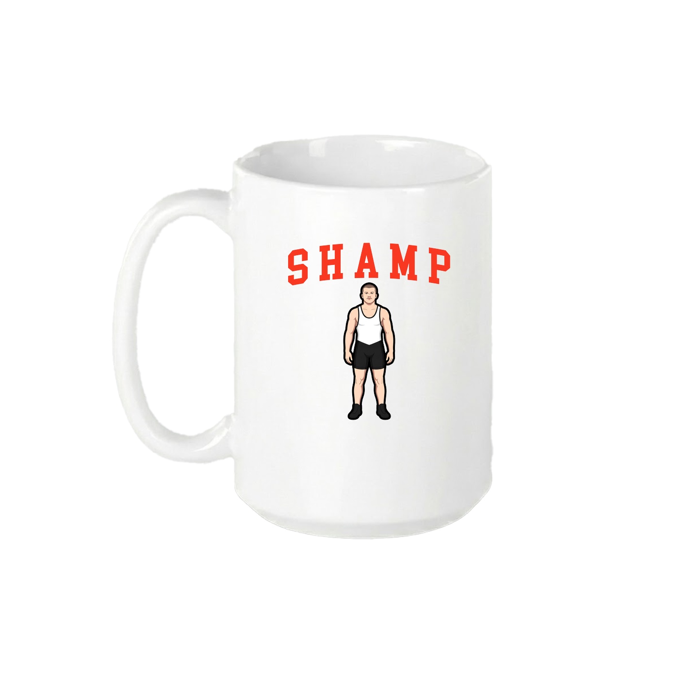 15oz Coffee Mug — Shirsey in White