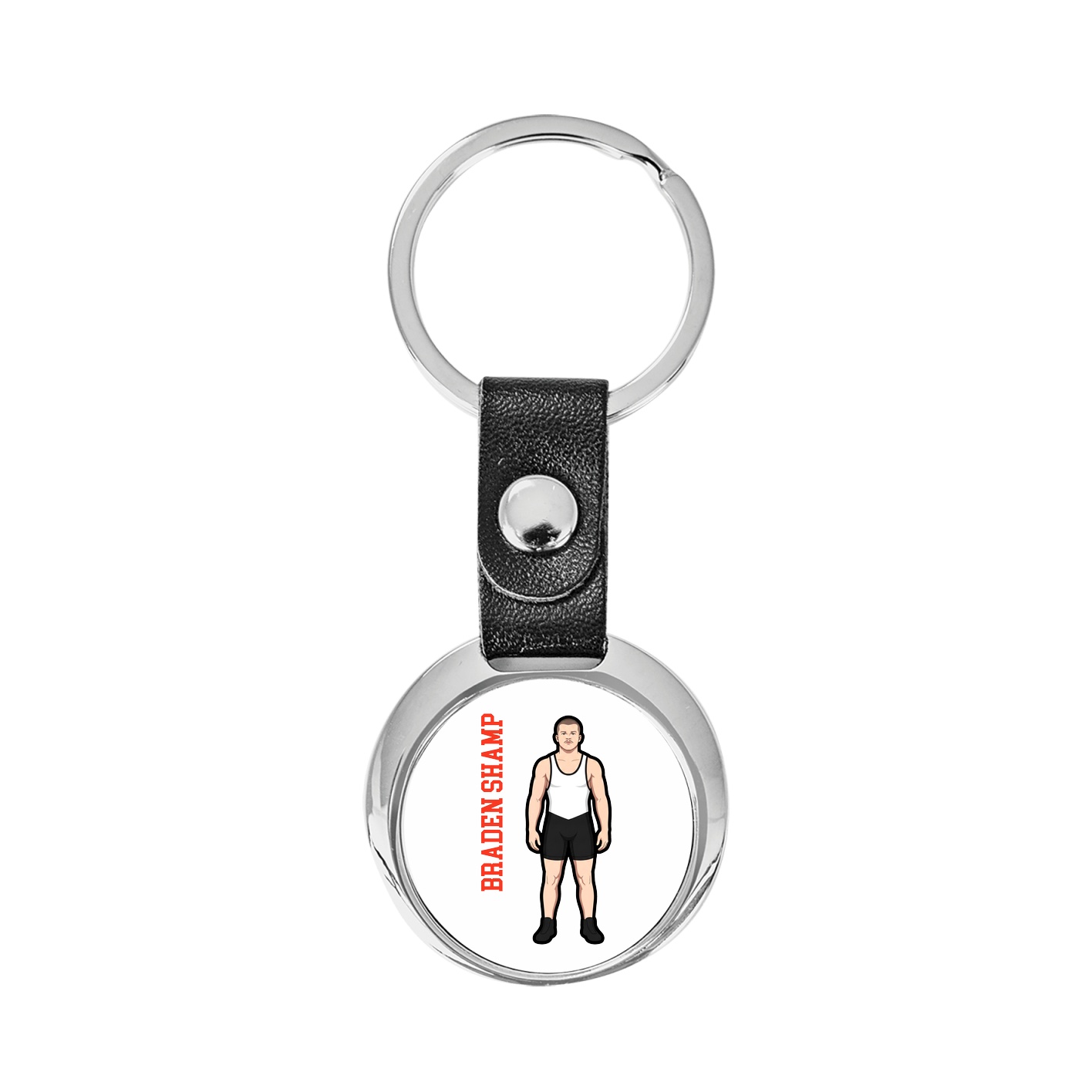 Key Chain — Name Vertical in Classic