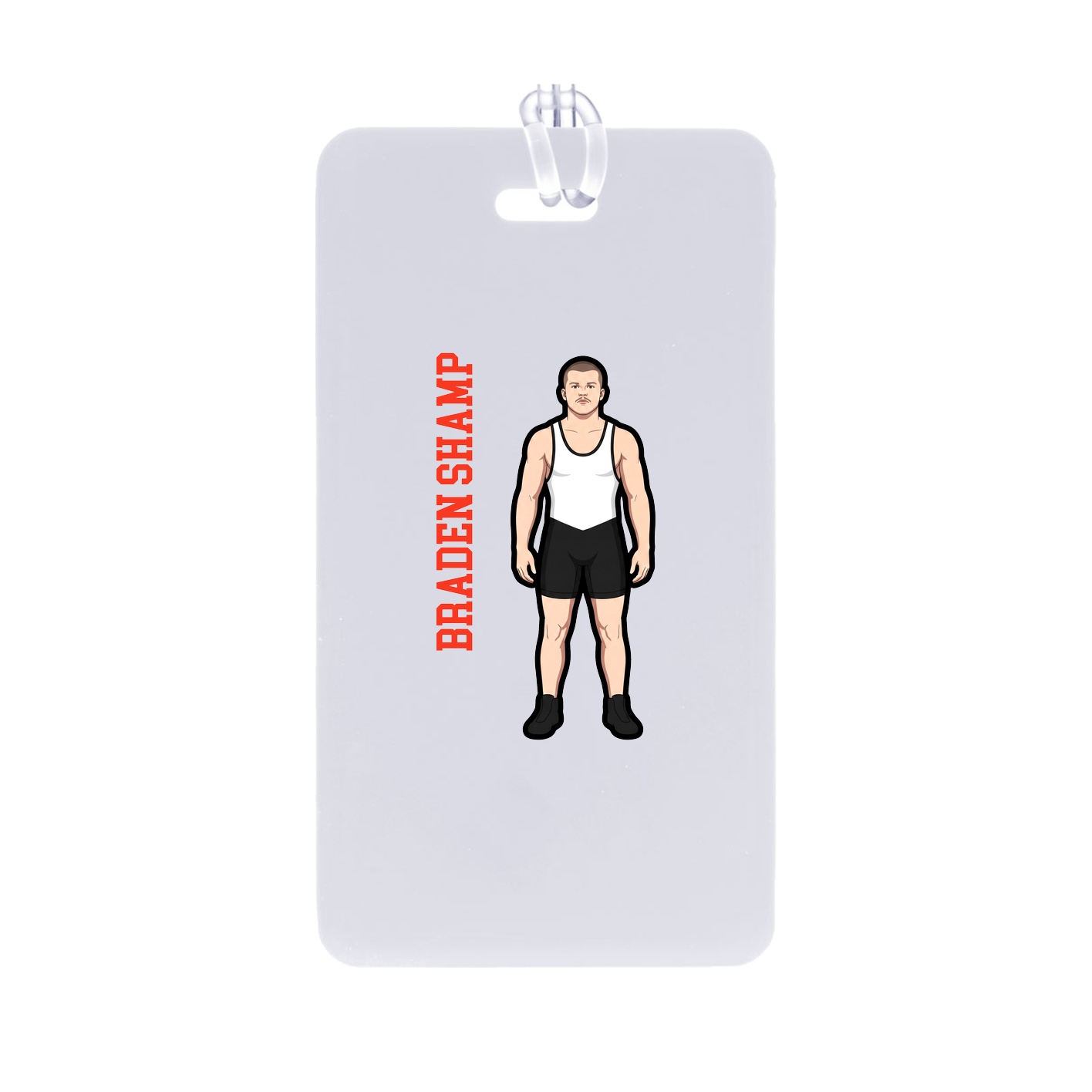 Bag Tag — Name Vertical in Classic