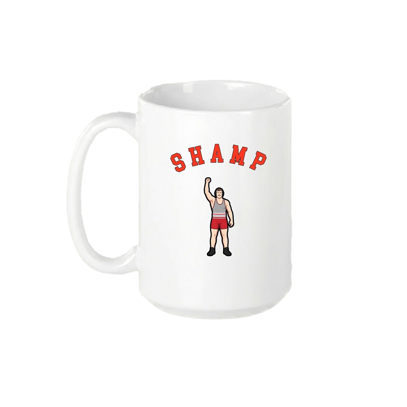 15oz Coffee Mug — Shirsey Arch in White