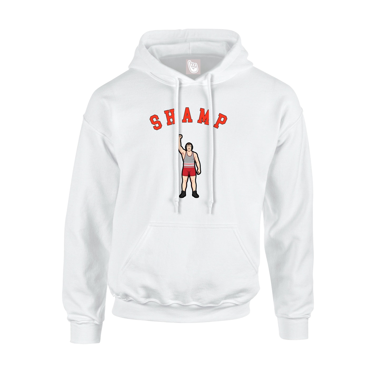 Youth Hoodie — Shirsey Arch in White