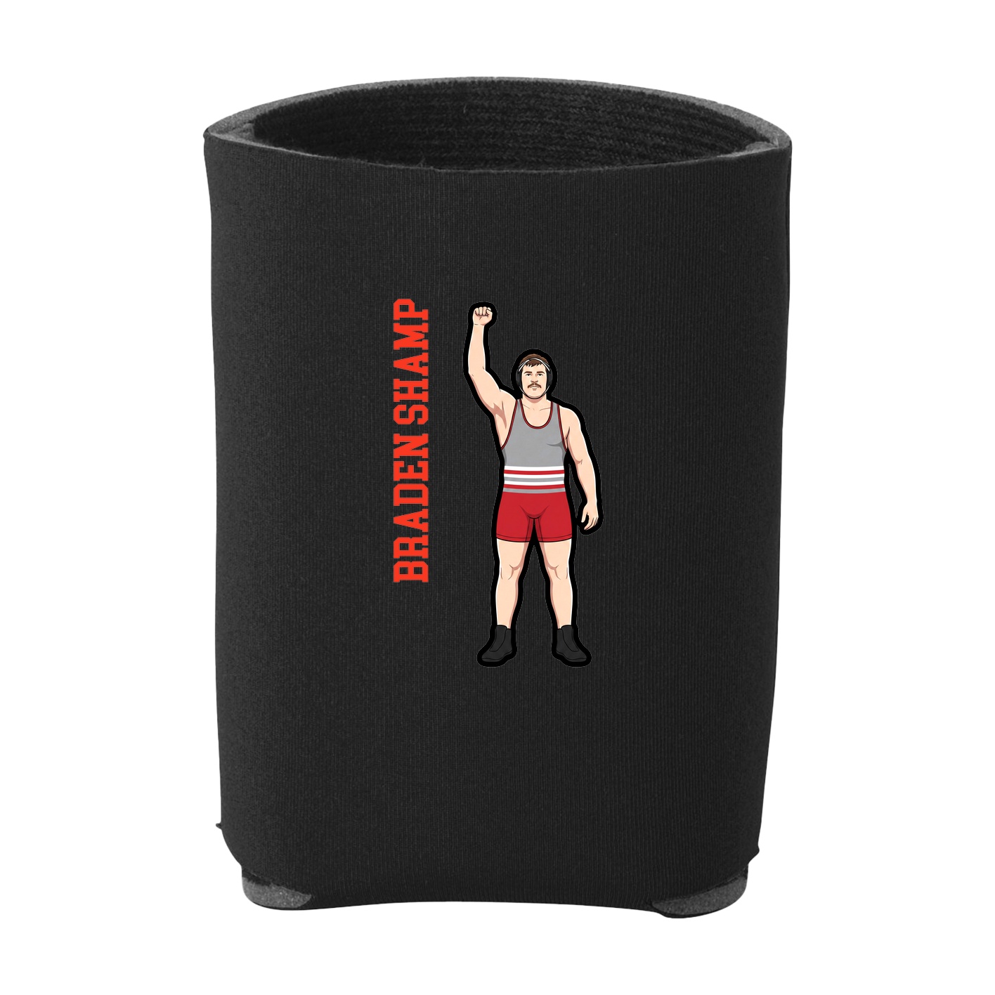 Can Holder — Name Vertical in Black