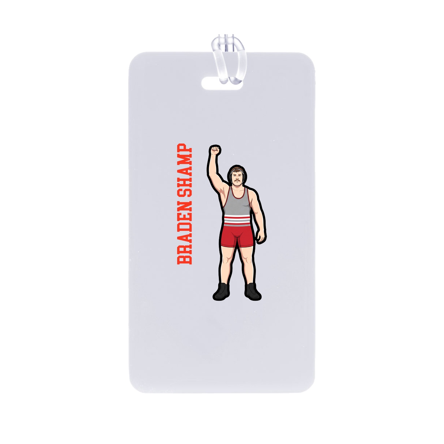 Bag Tag — Name Vertical in Classic