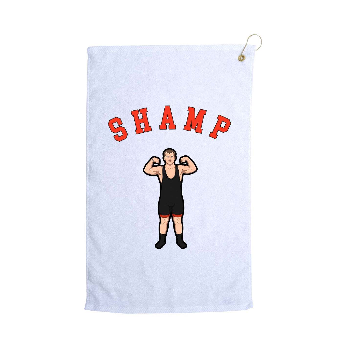 Golf Towel — Shirsey Arch in White