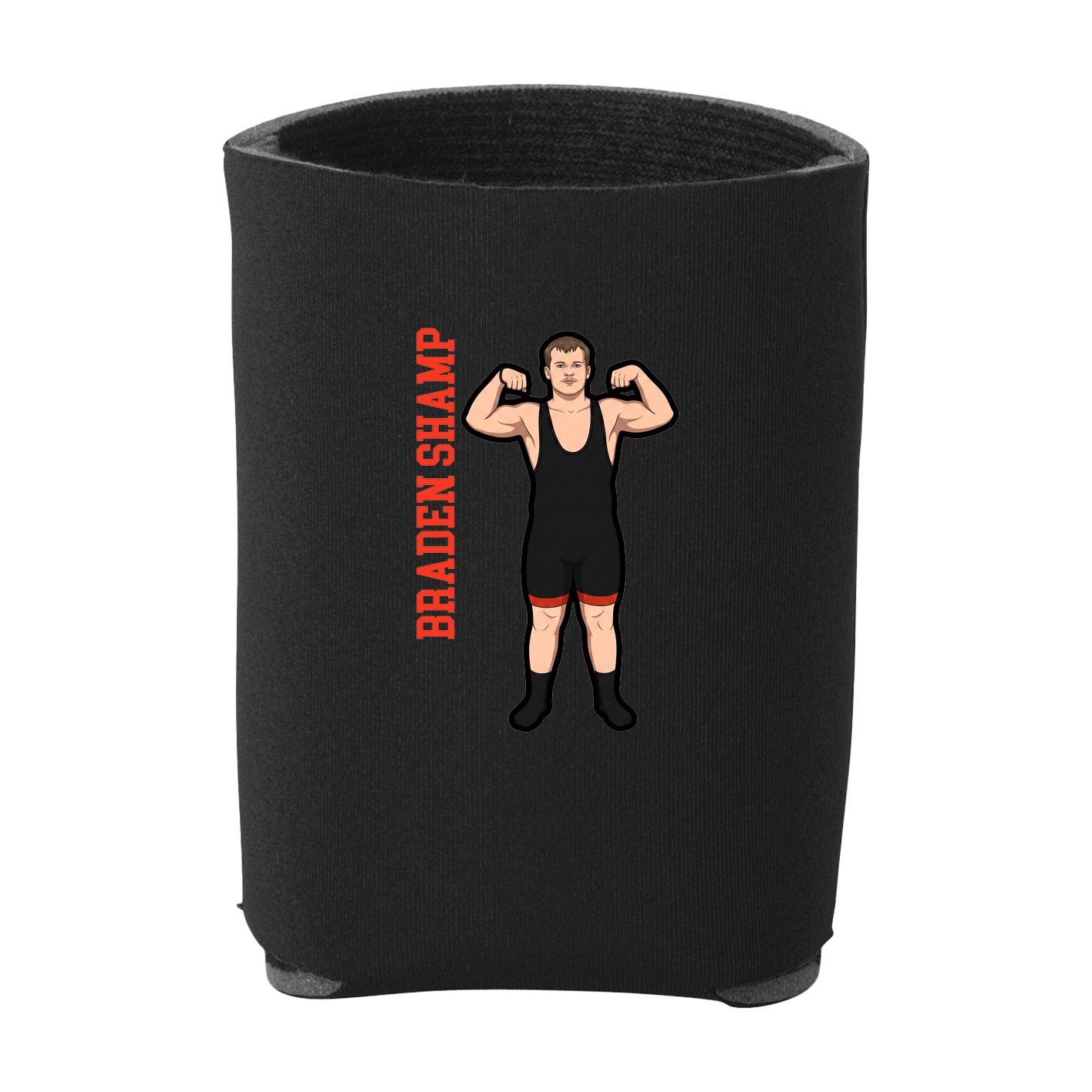 Can Holder — Name Vertical in Black