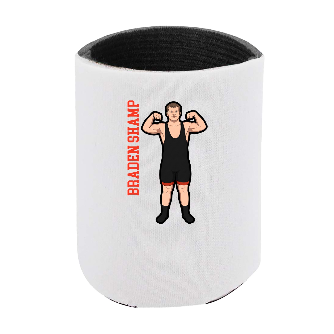 Can Holder — Name Vertical in White