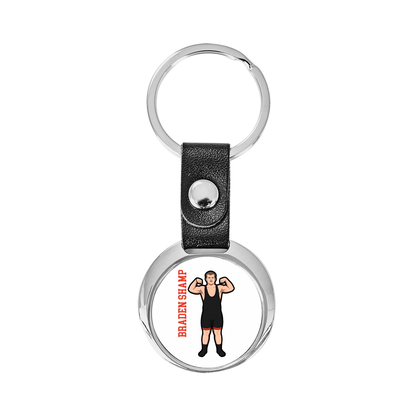 Key Chain — Name Vertical in Classic