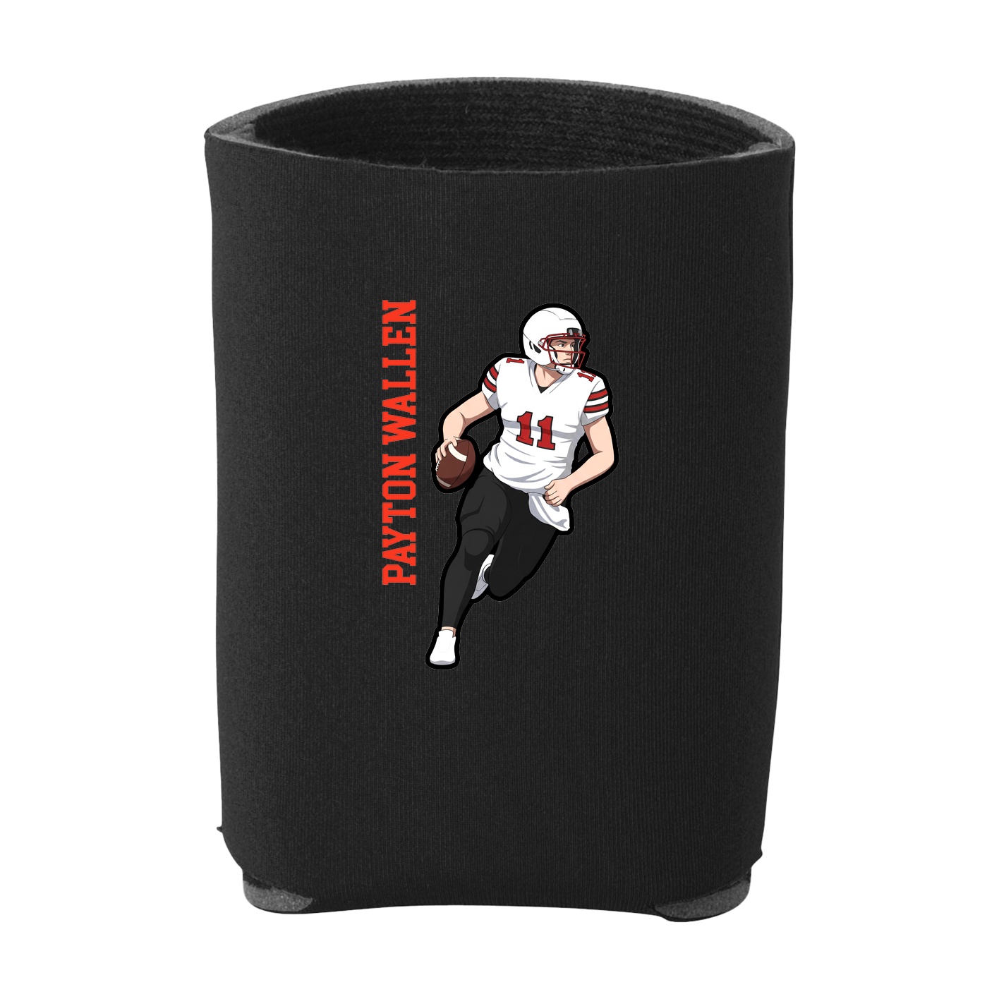 Can Holder — Name Vertical in Black