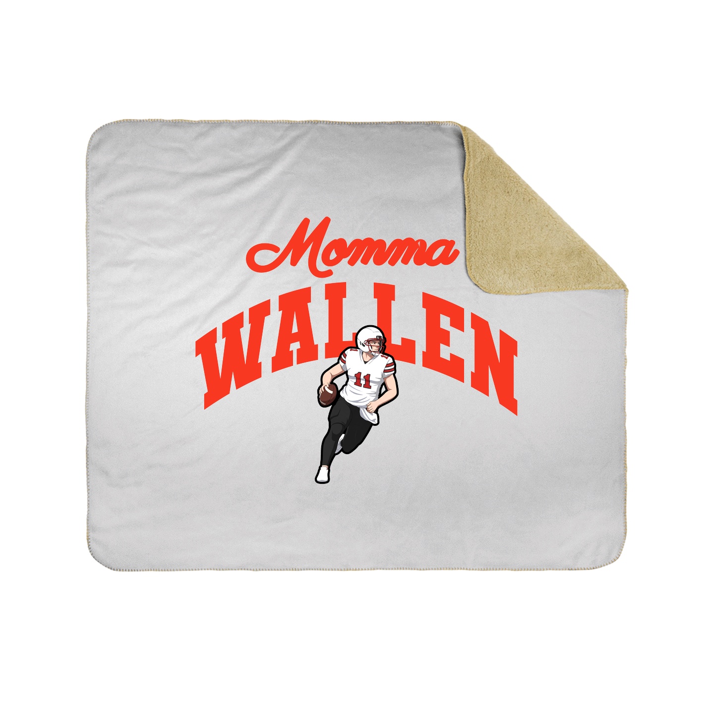 Throw Blanket — Mothers Day Arch in White