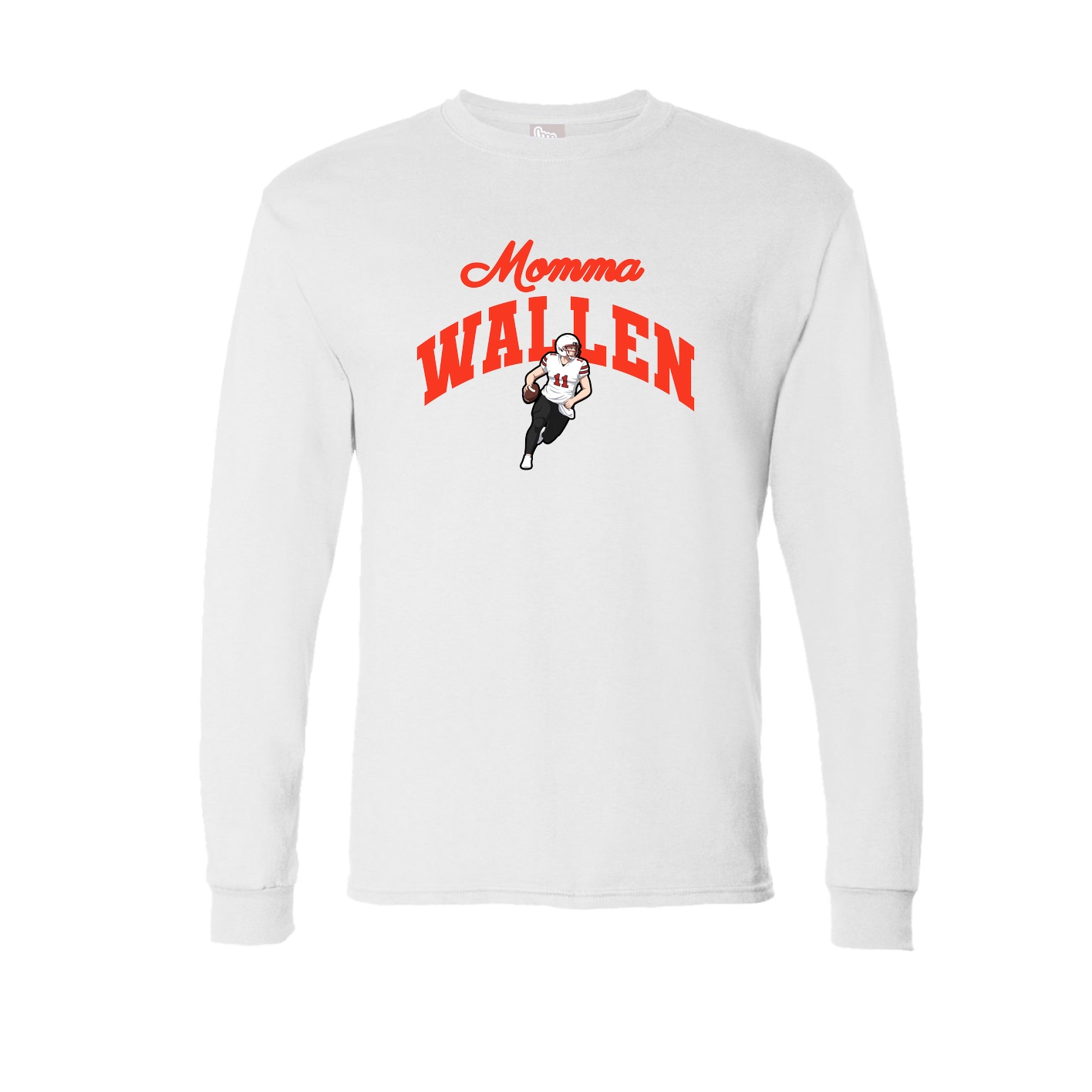 Long Sleeve Tee — Mothers Day Arch in White
