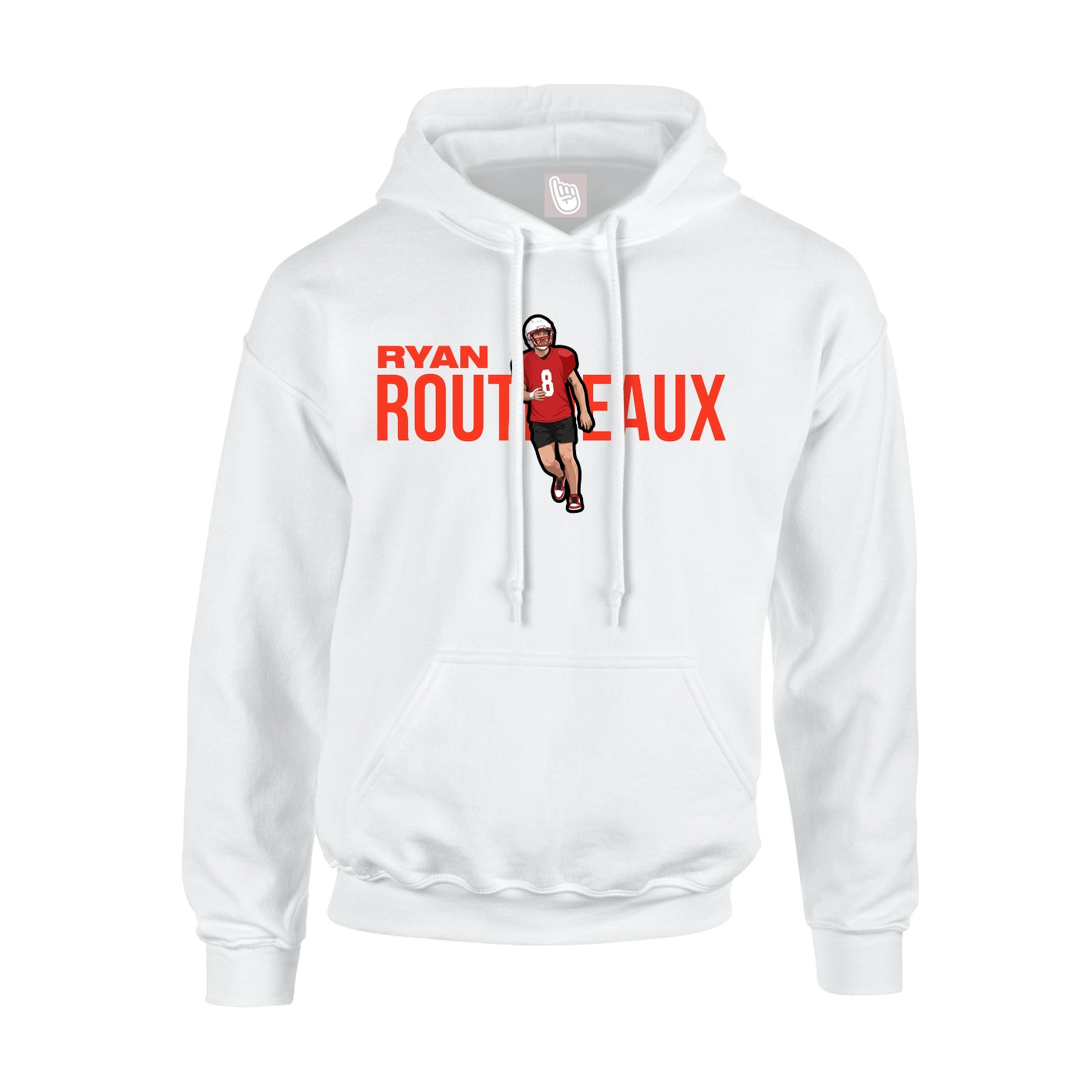 Hoodie — Player Name in White