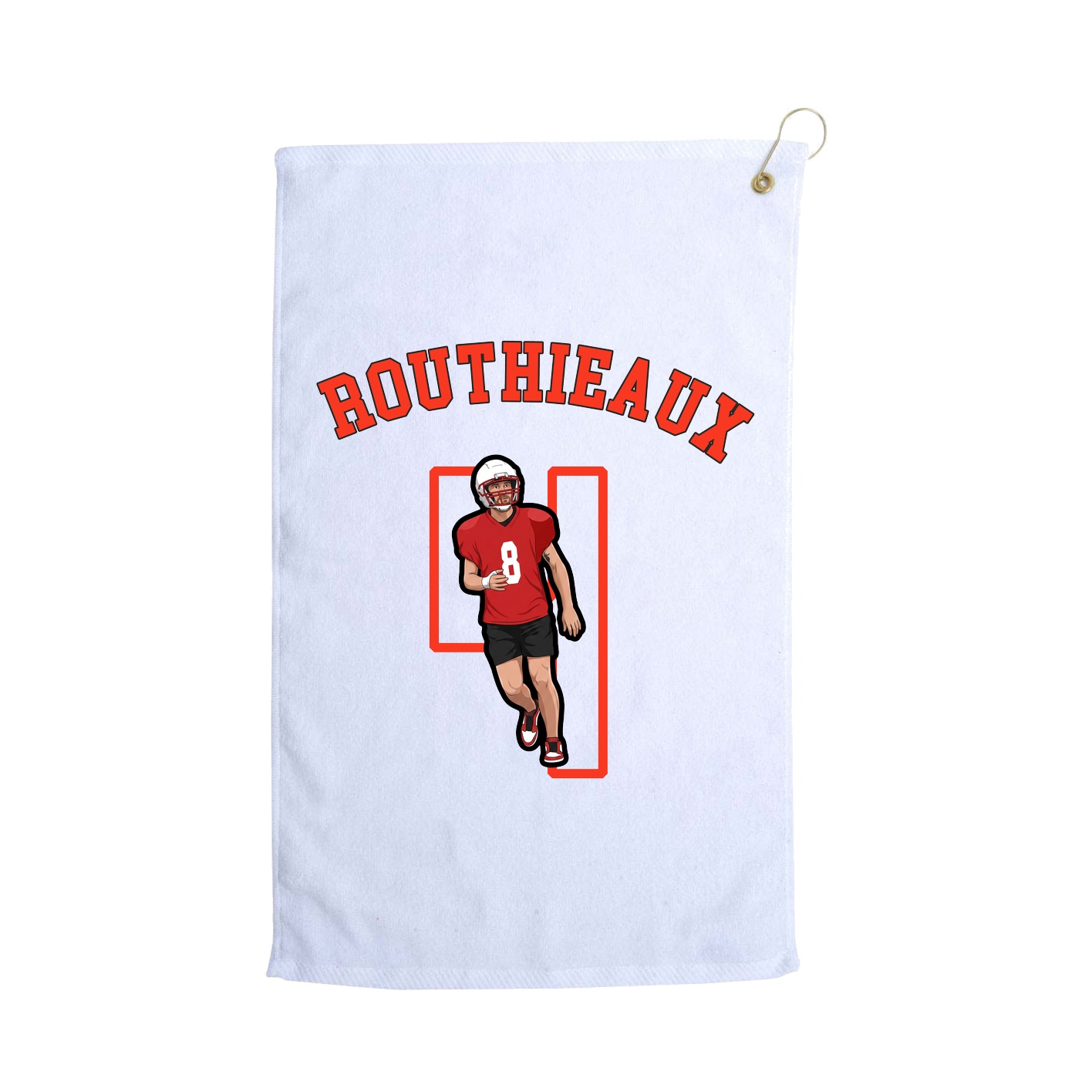 Golf Towel — Shirsey Arch in White
