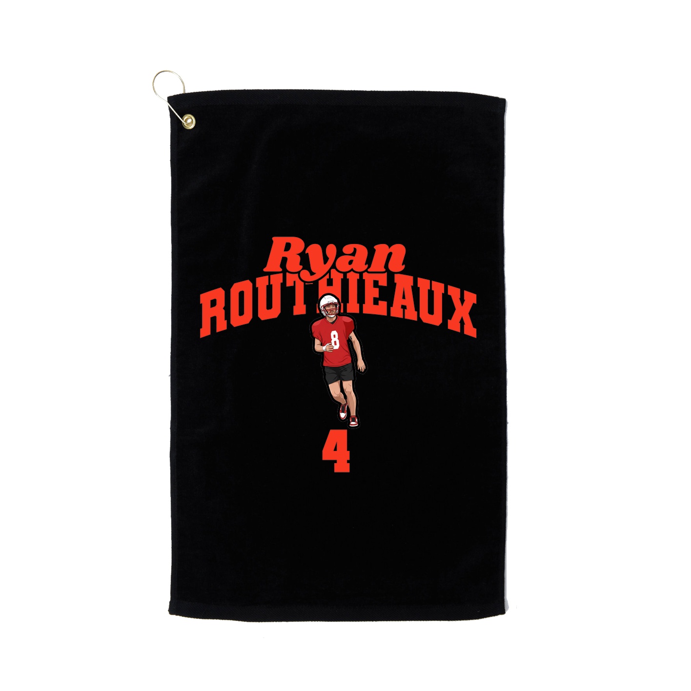 Golf Towel — Signature Arch in Black
