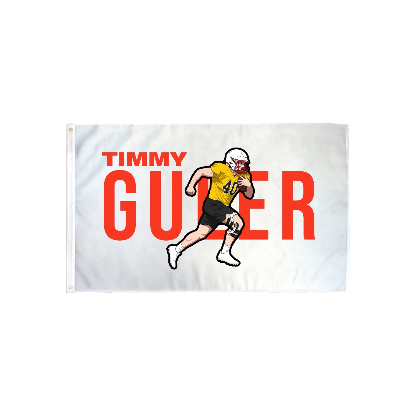 3x5 Flag — Player Name in Classic