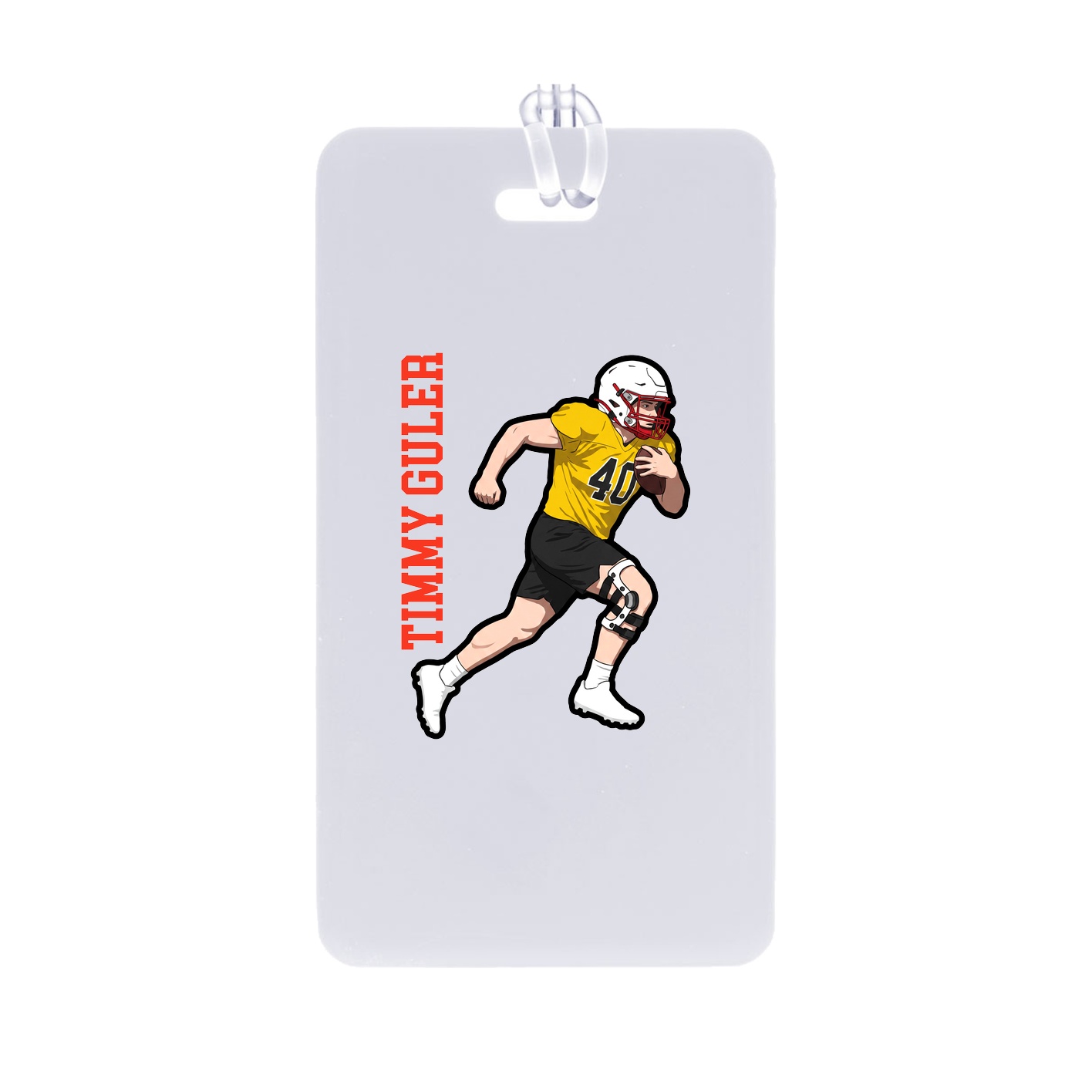 Bag Tag — Name Vertical in Classic