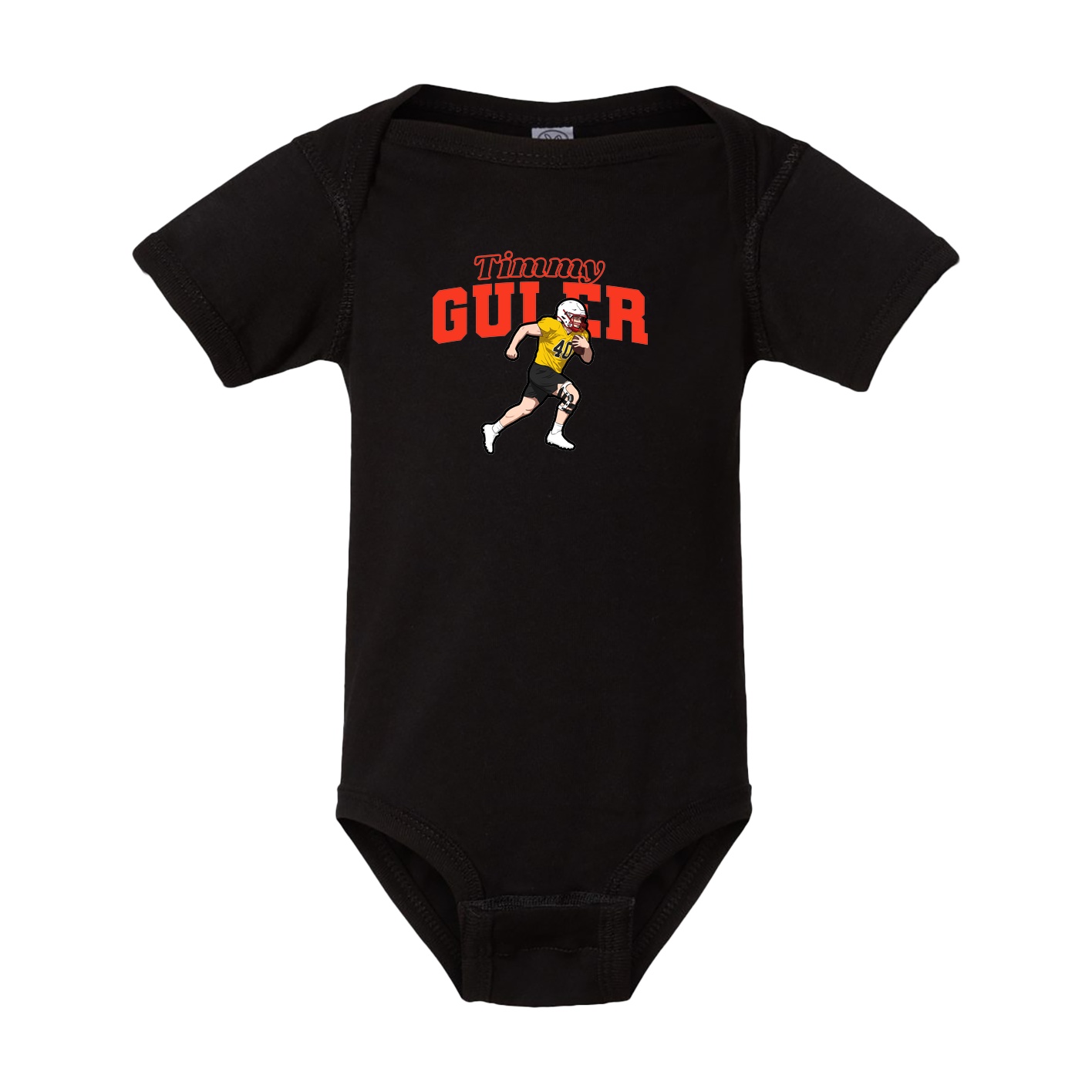Baby Onesie — Name Arch in Black