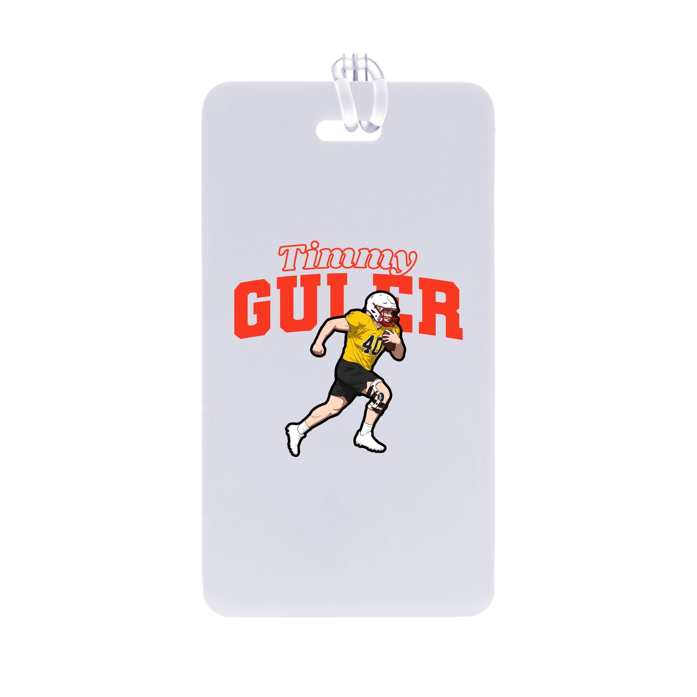 Bag Tag — Name Arch in Classic