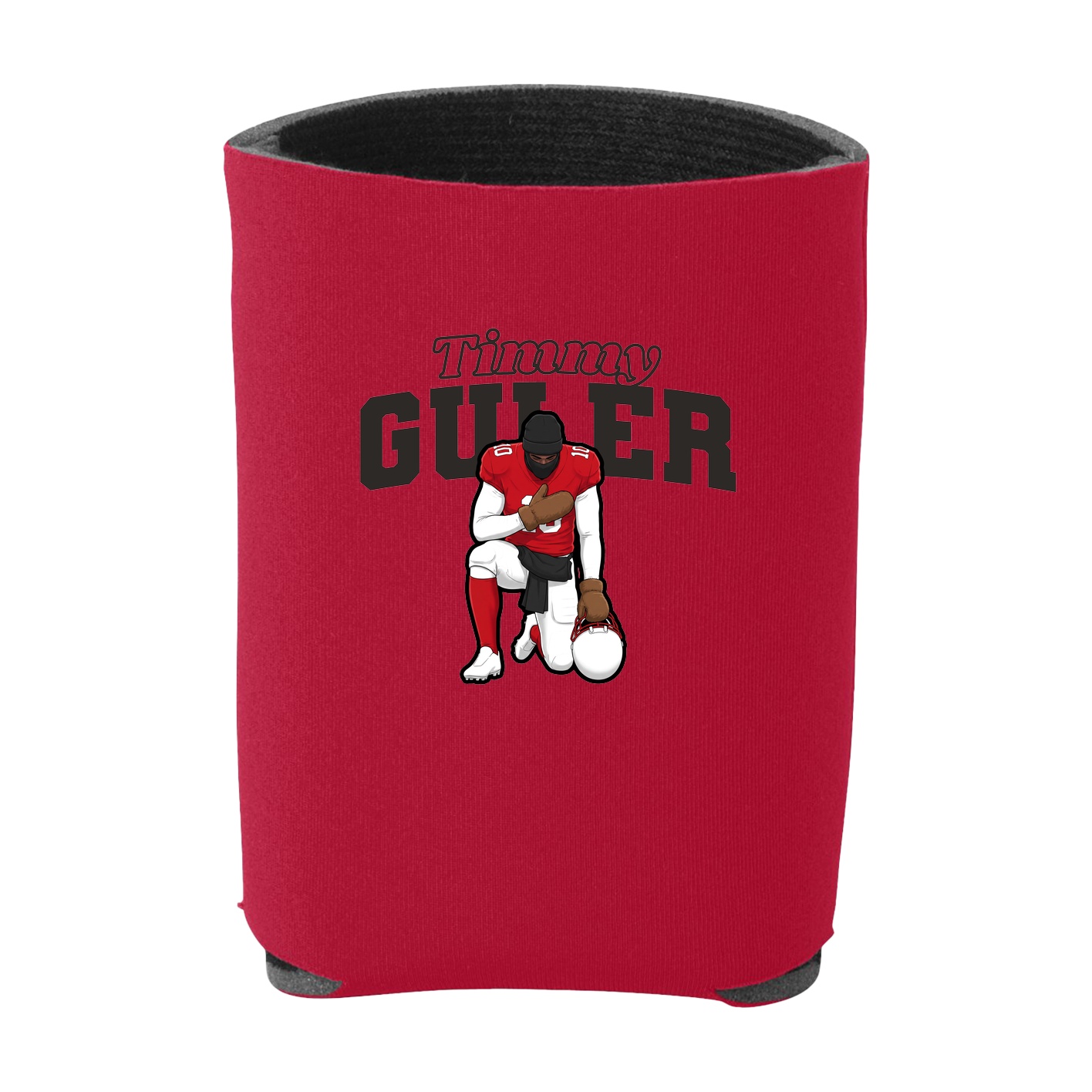 Can Holder — Name Arch in Red