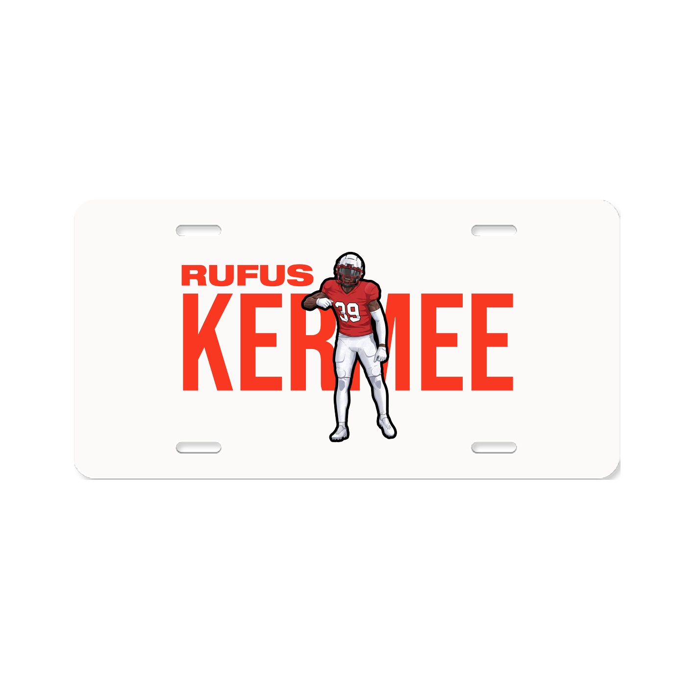 License Plate — Player Name in Classic