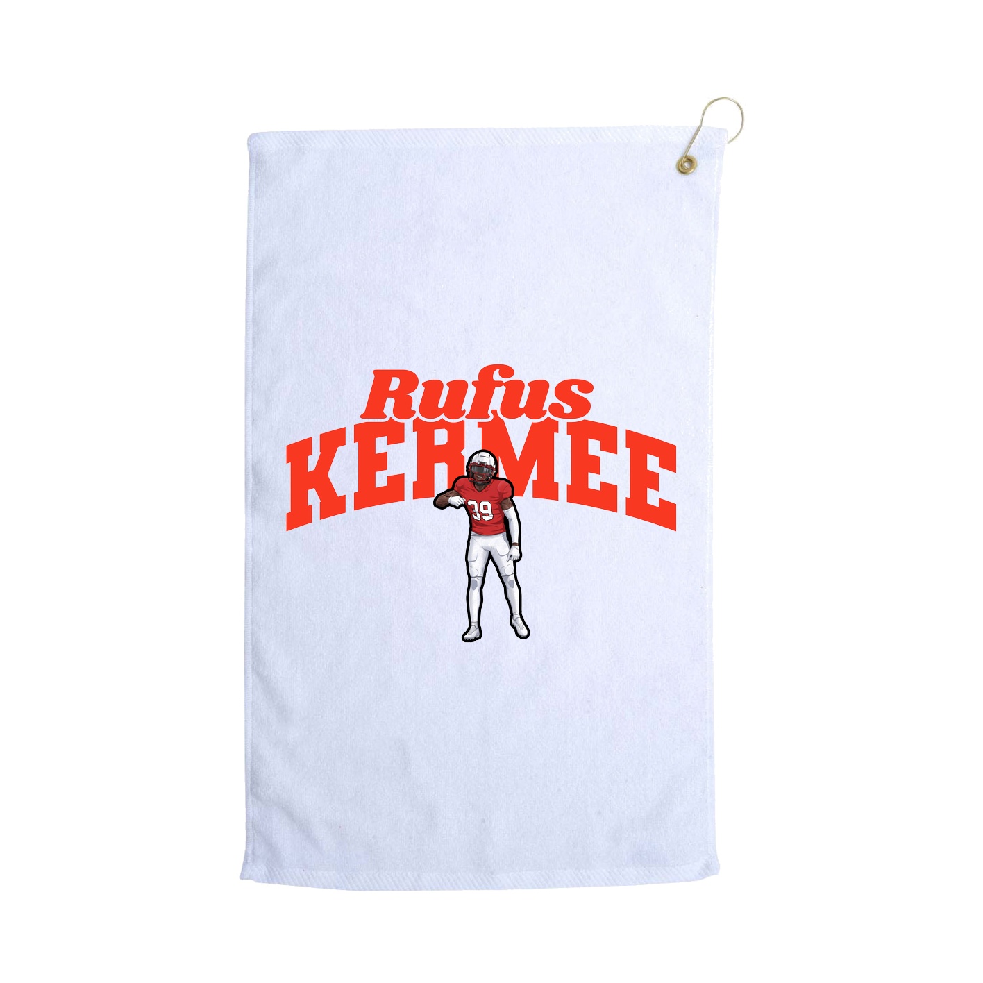 Golf Towel — Signature Arch in White