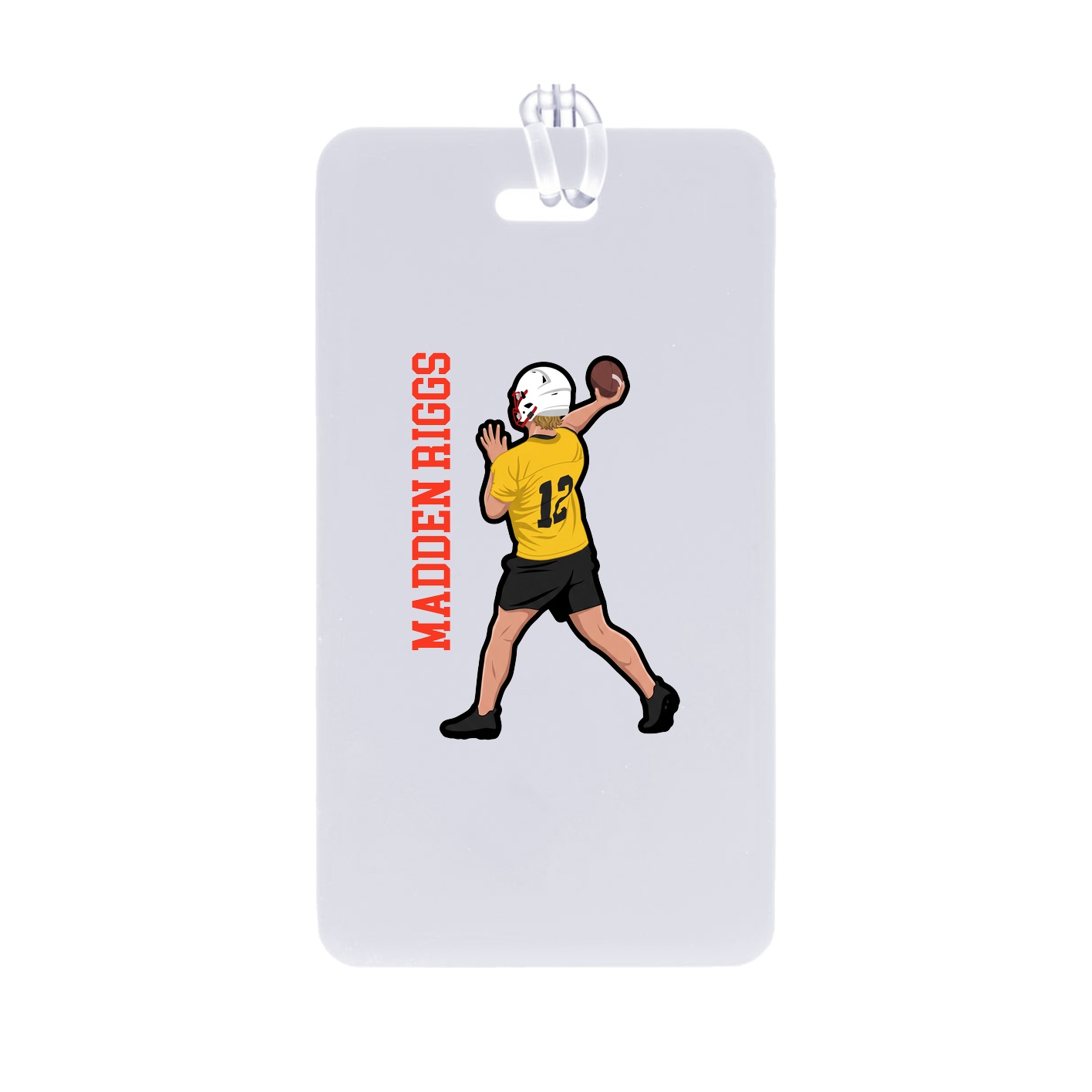Bag Tag — Name Vertical in Classic