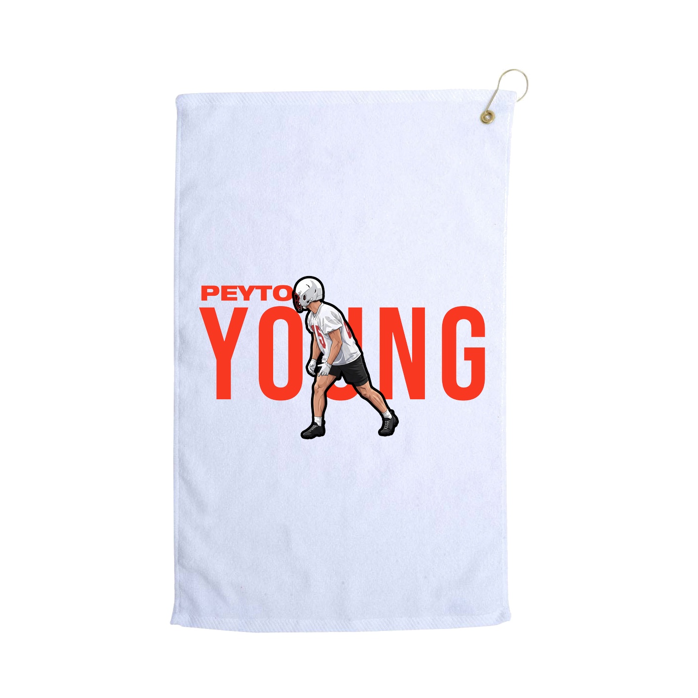 Golf Towel — Player Name in White