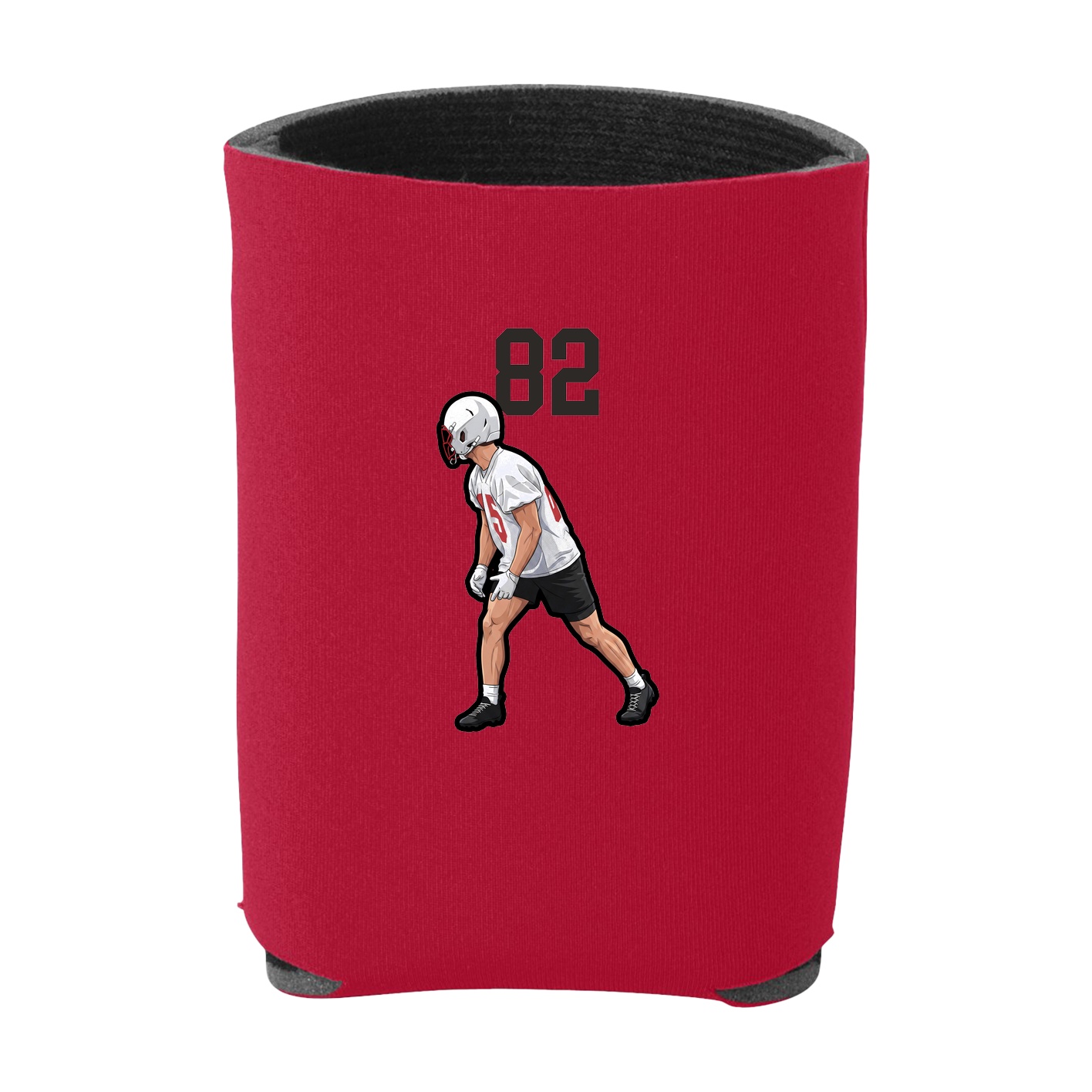 Can Holder — Number Top in Red