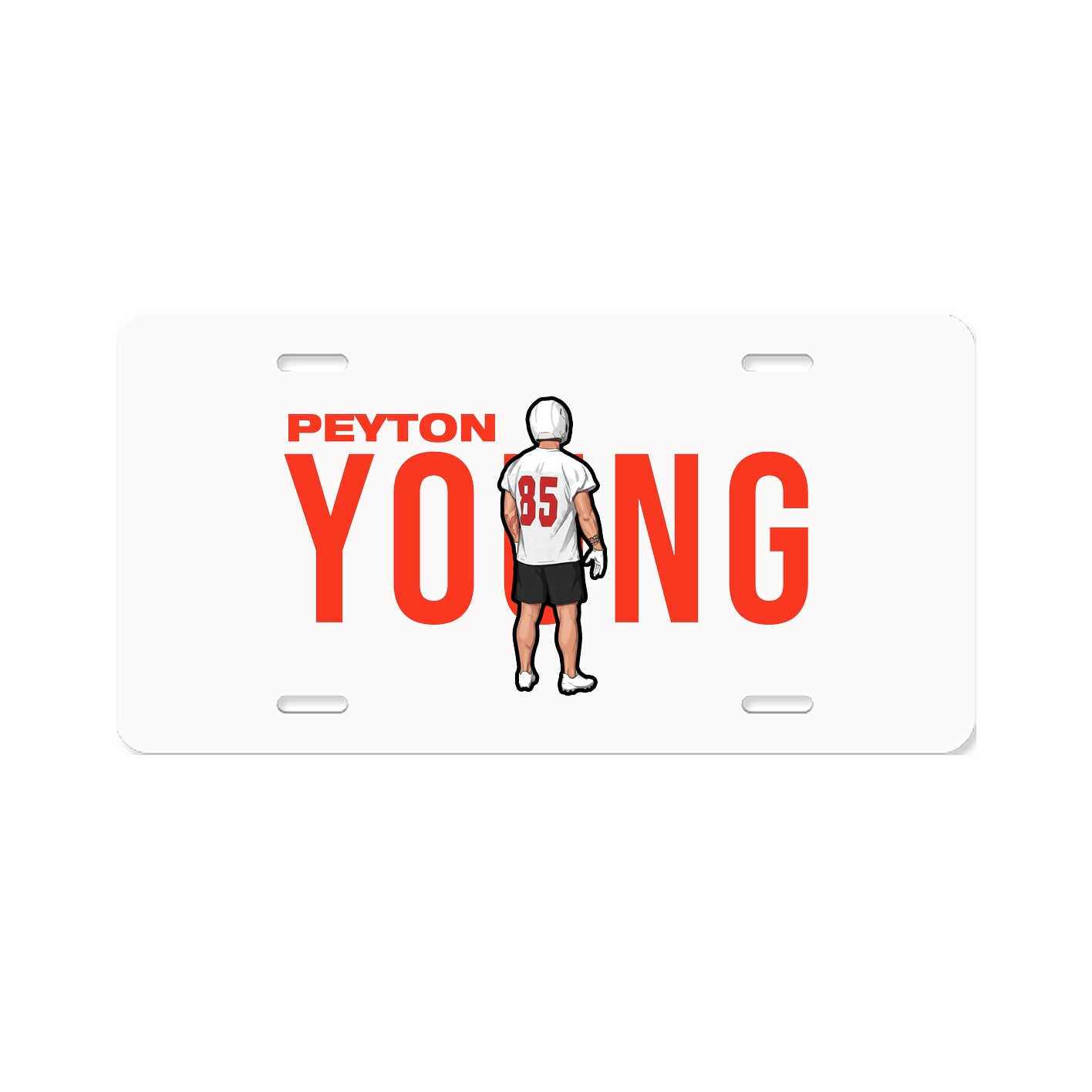 License Plate — Player Name in Classic