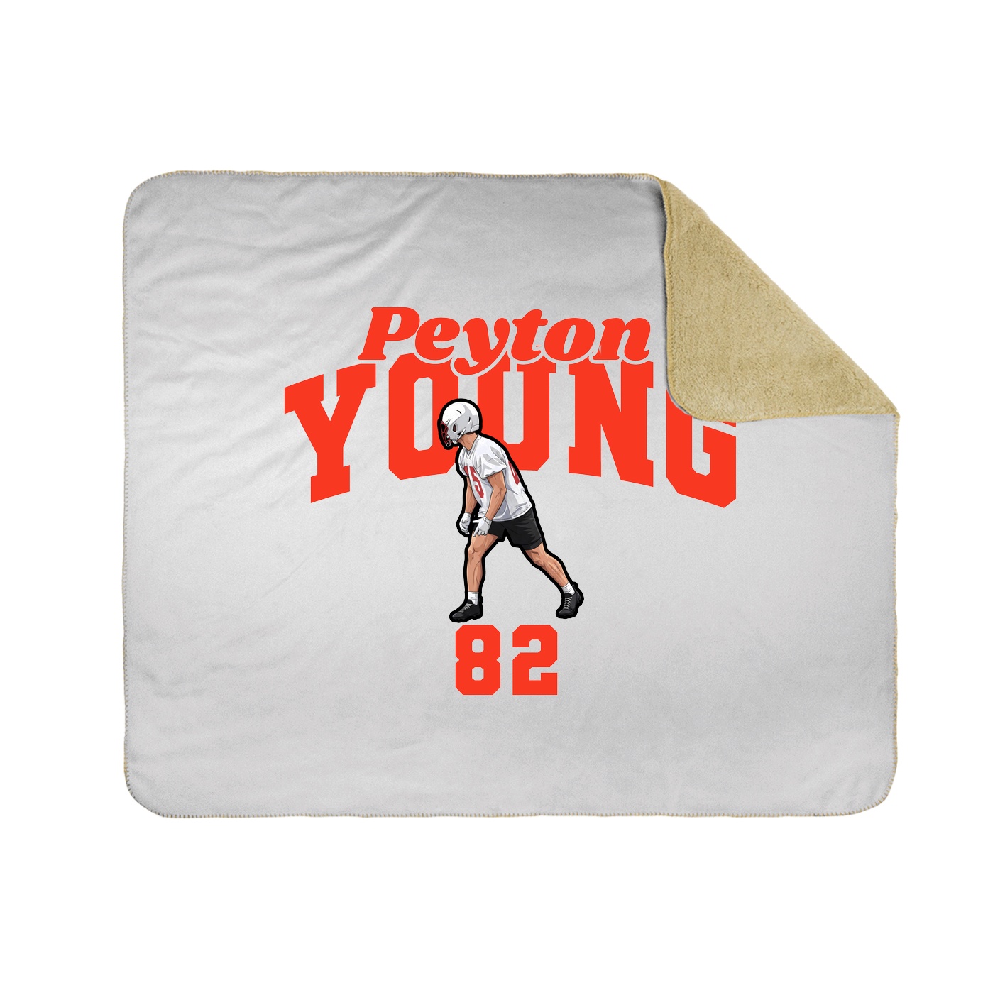Throw Blanket — Signature Arch in White