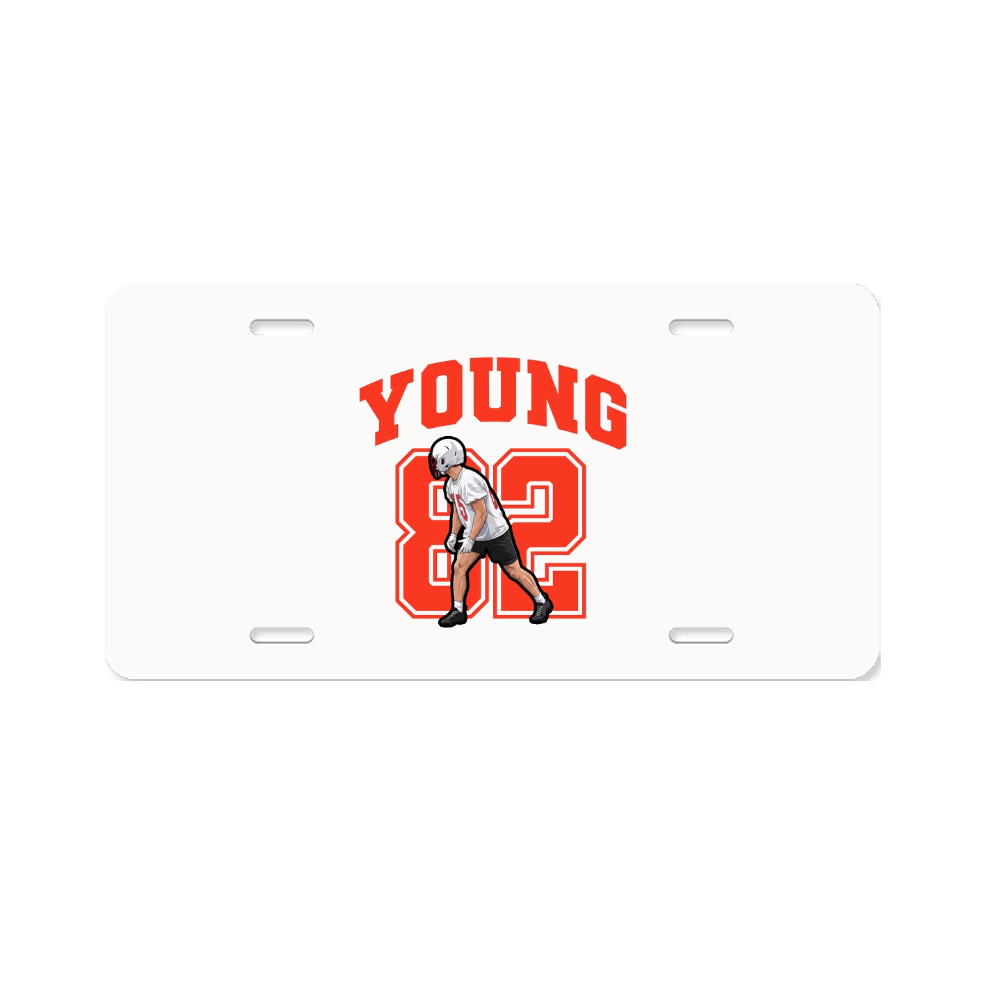 License Plate — Number in Classic