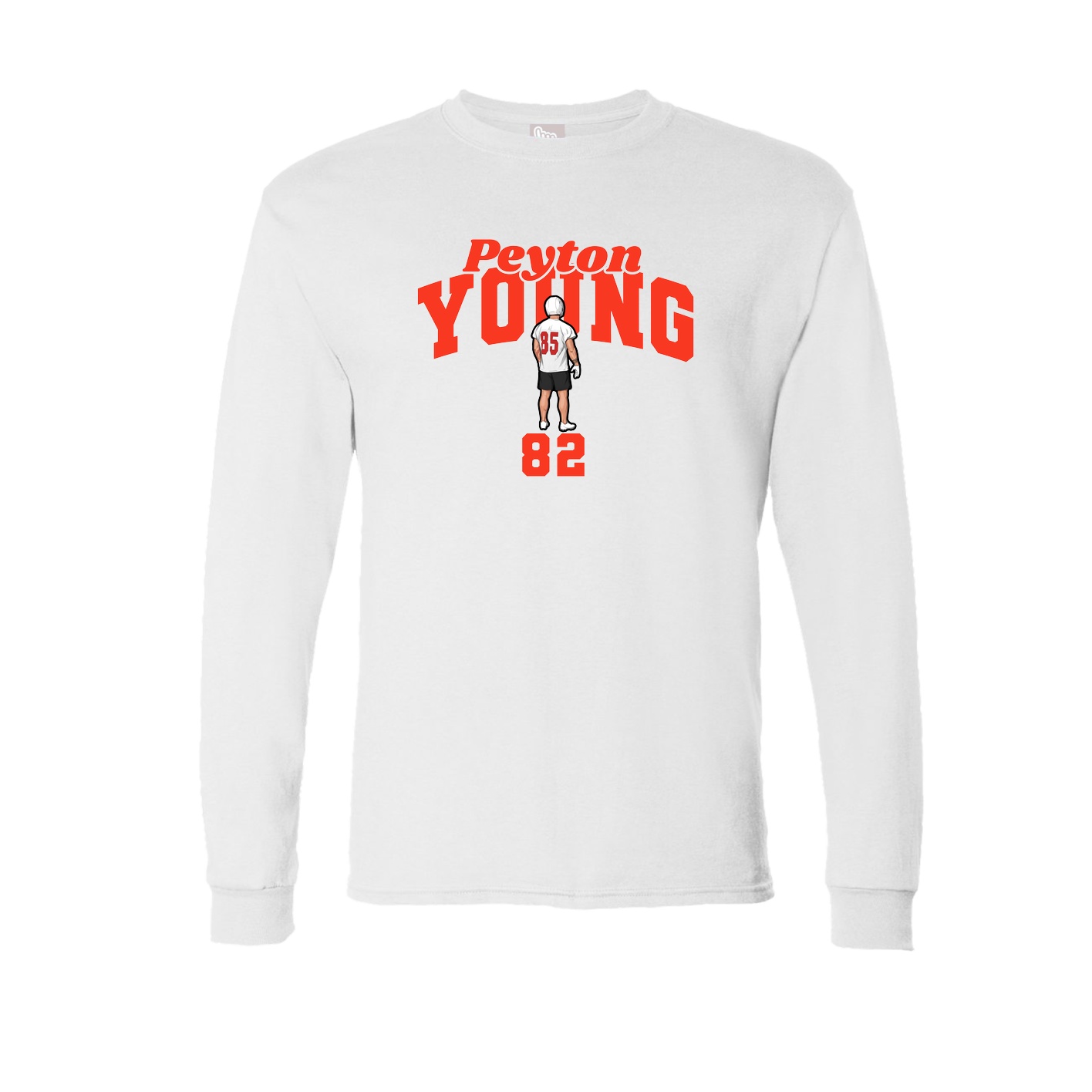 Long Sleeve Tee — Signature Arch in White