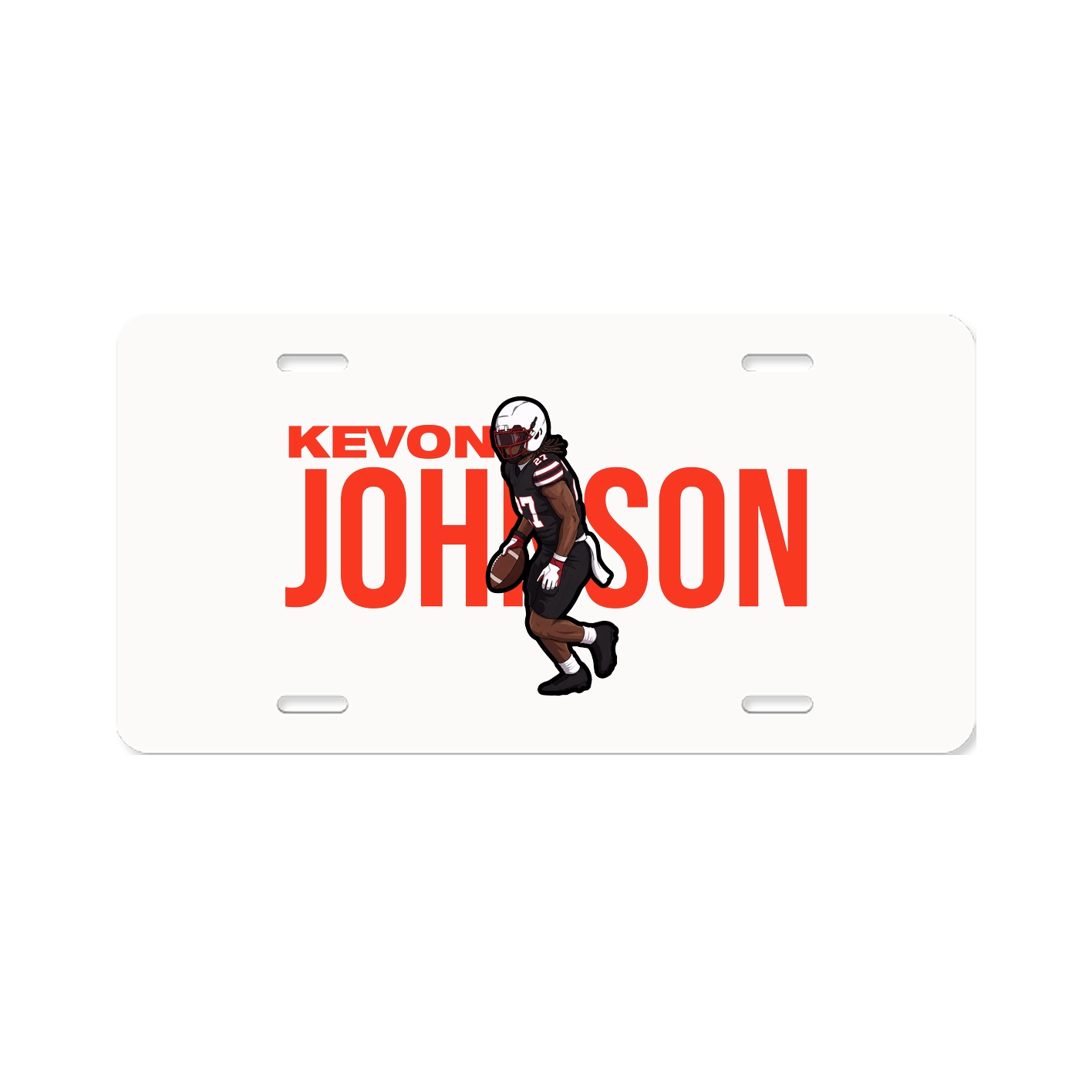 License Plate — Player Name in Classic
