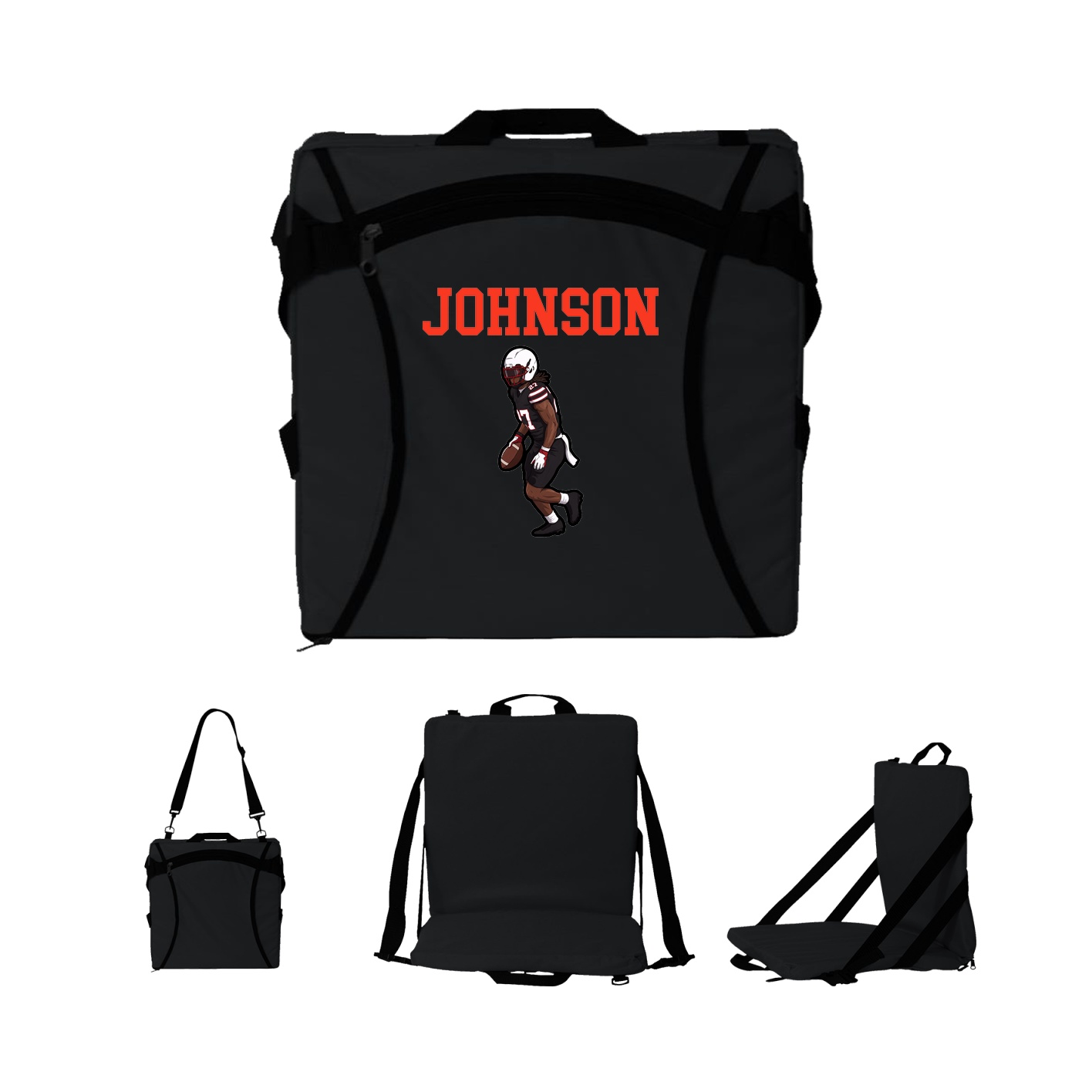 Folding Stadium Seat — Shirsey in Black