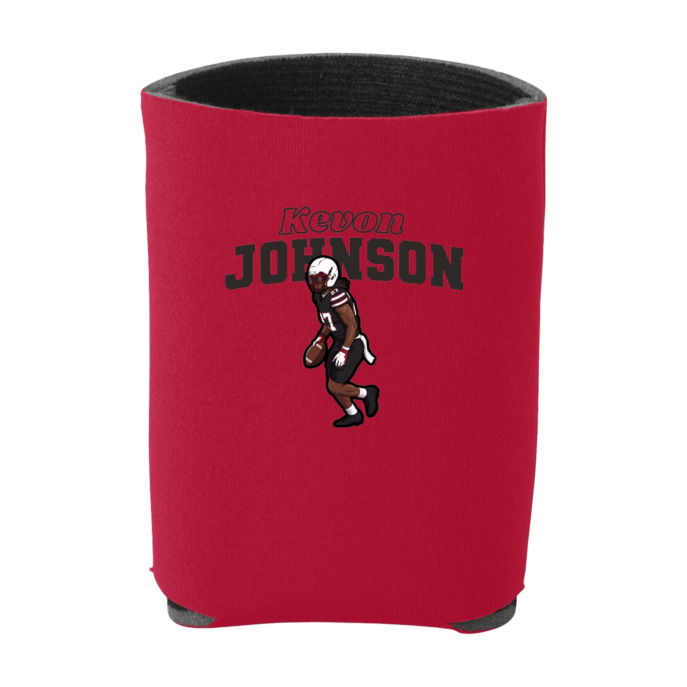 Can Holder — Name Arch in Red