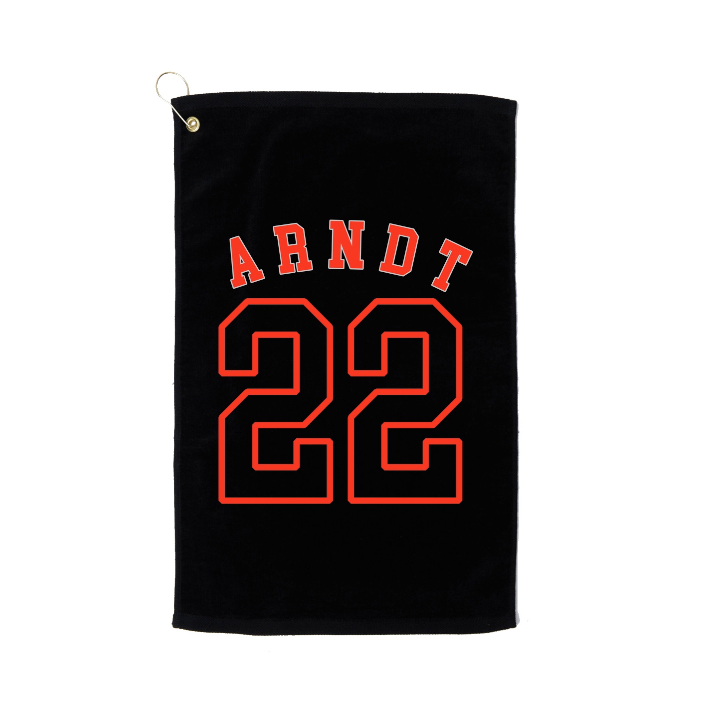 Golf Towel — Shirsey Arch in Black