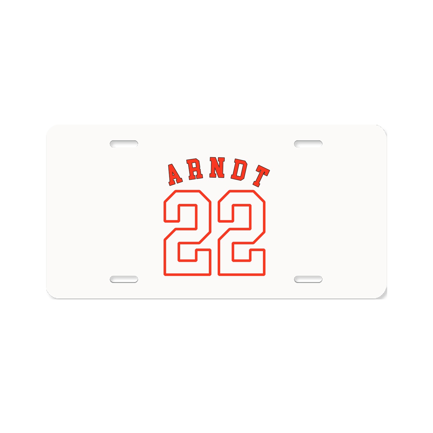 License Plate — Shirsey Arch in Classic