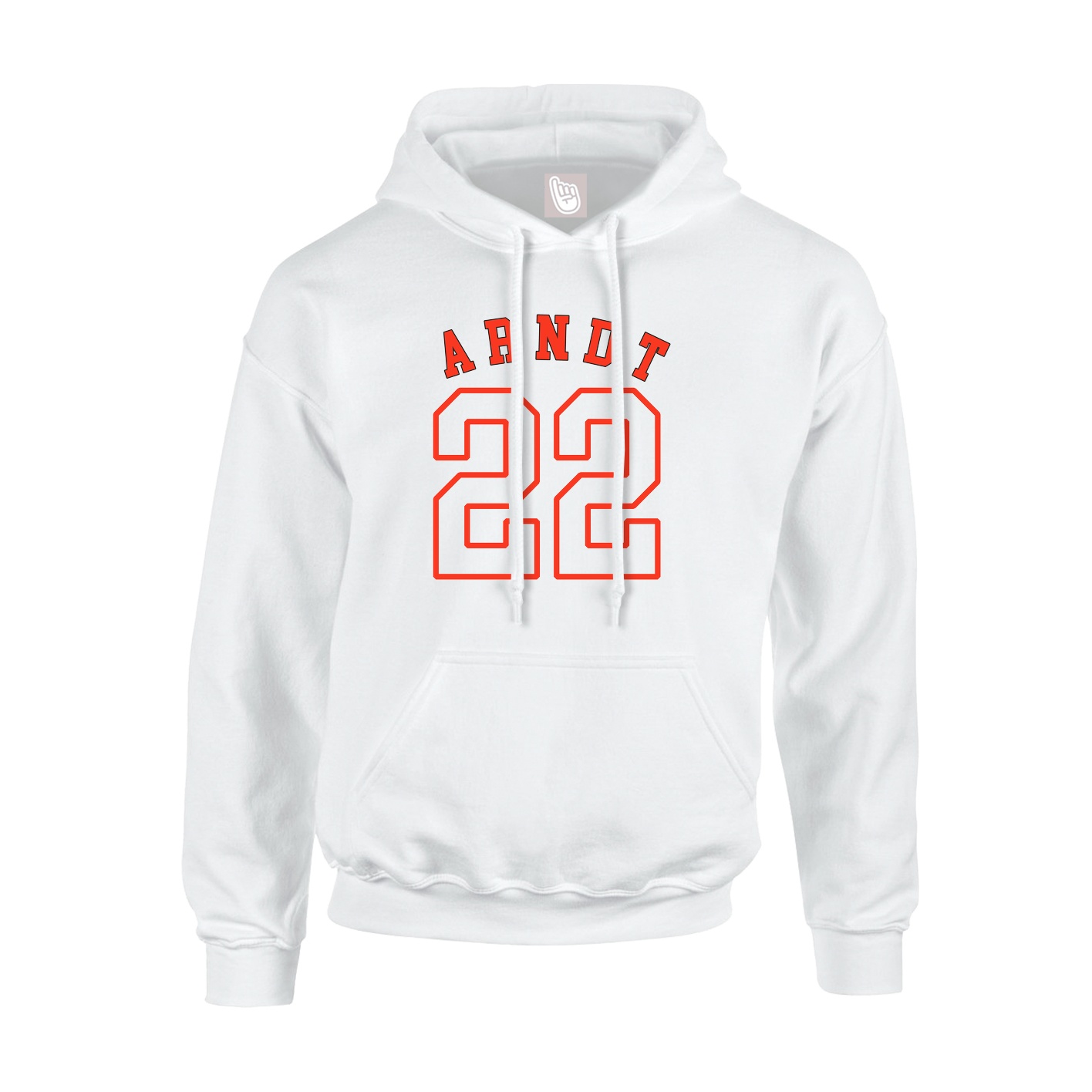 Youth Hoodie — Shirsey Arch in White