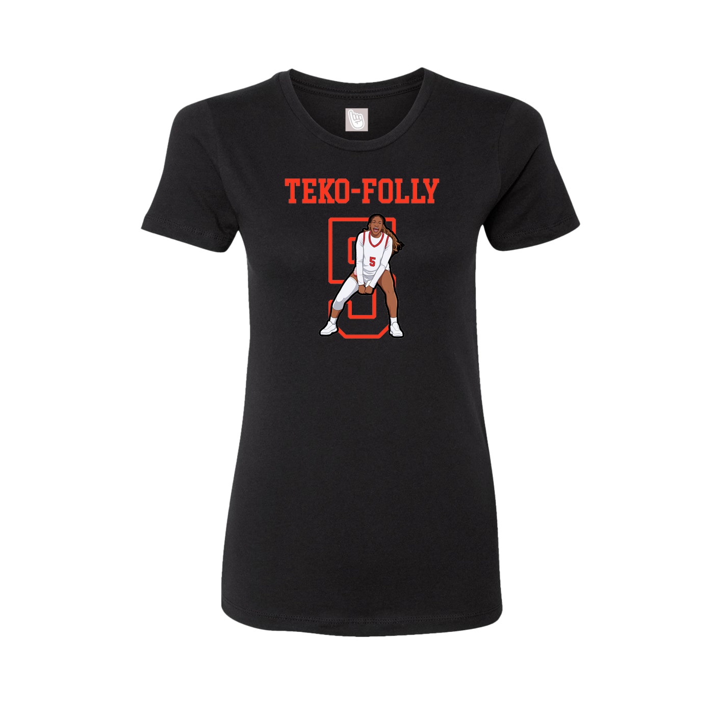 Fitted Women's Tee — Shirsey in Black