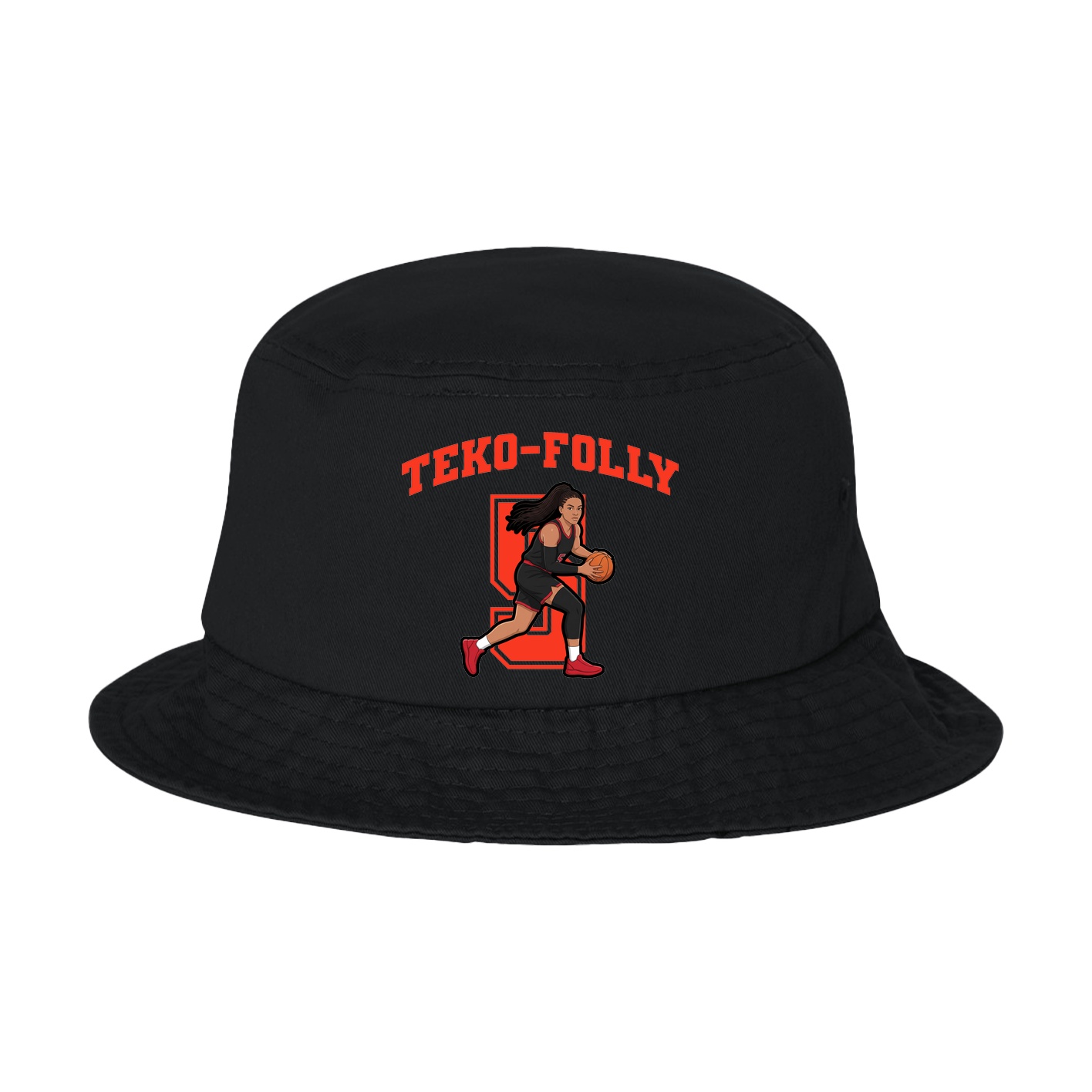 Bucket Cap — Number in Black