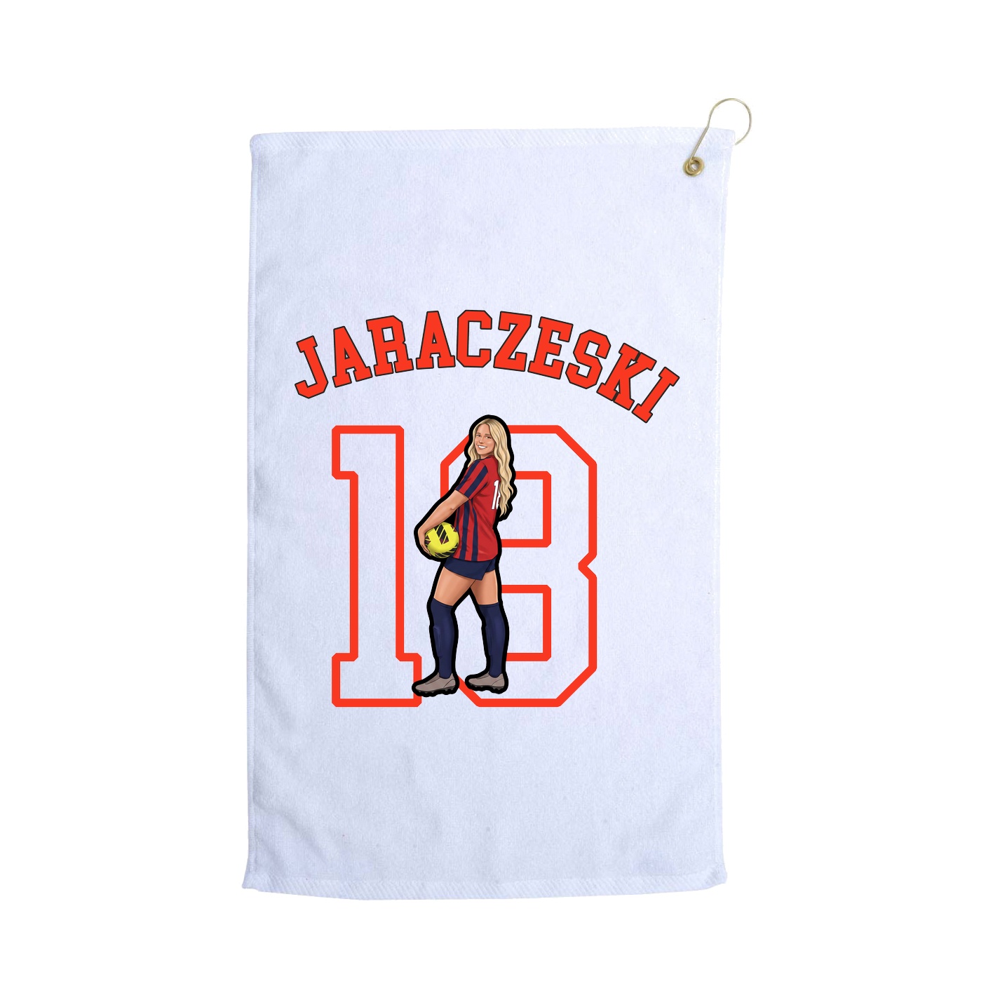 Golf Towel — Shirsey Arch in White