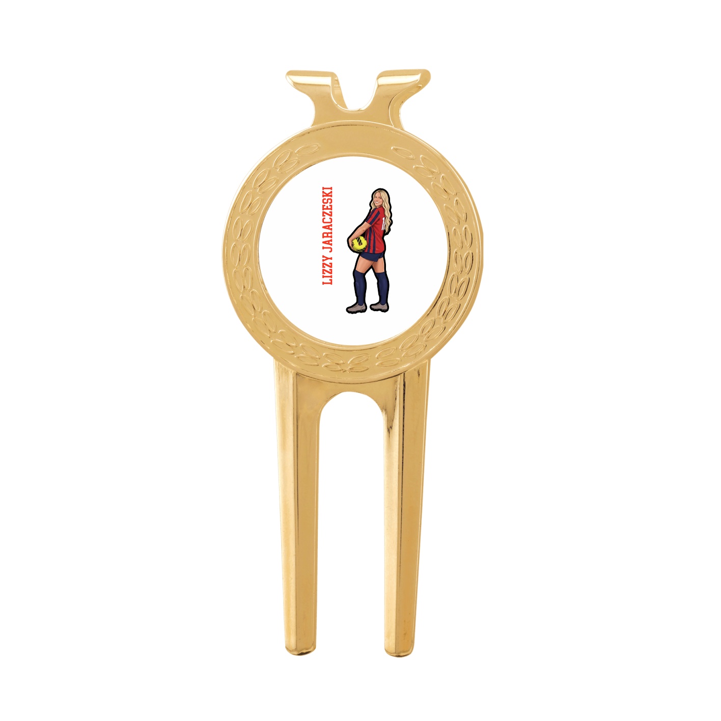 Divot Tool with Ball Marker — Name Vertical in Classic