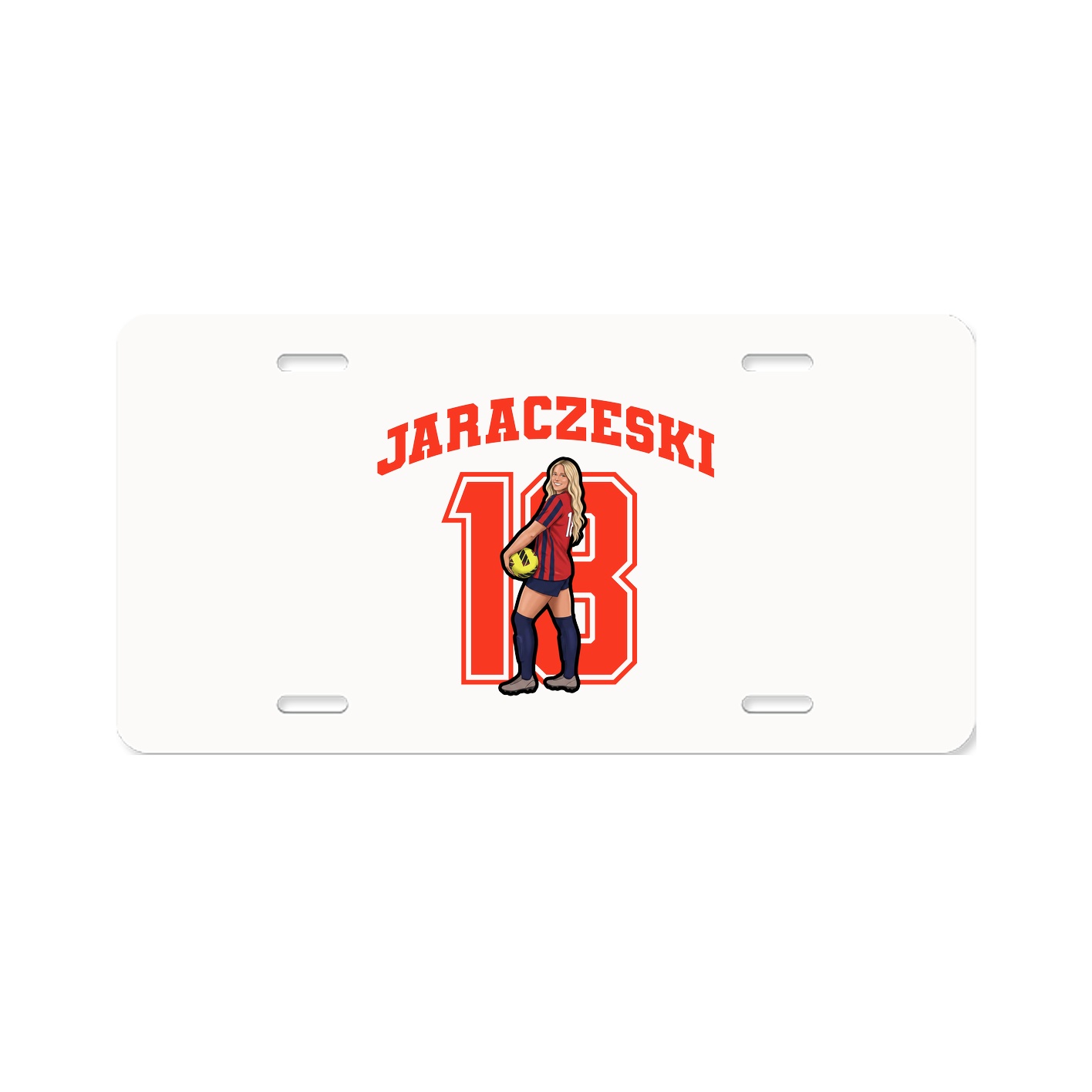 License Plate — Number in Classic